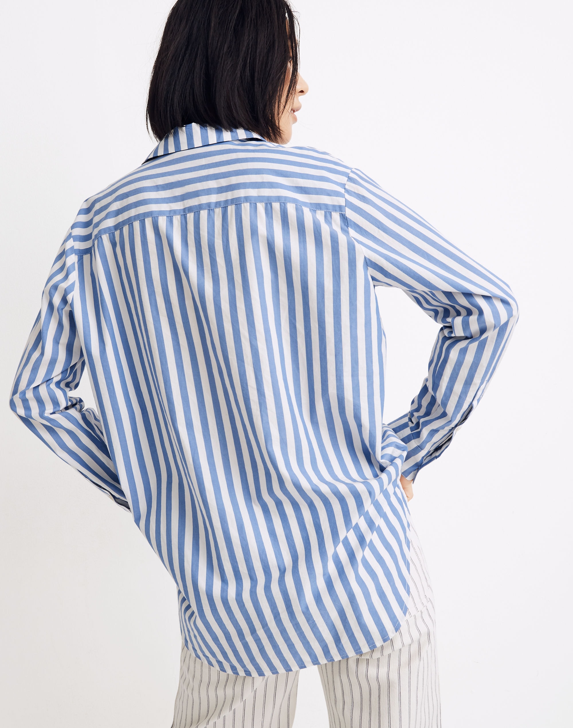Oversized Ex-Boyfriend Shirt in Mullins Stripe