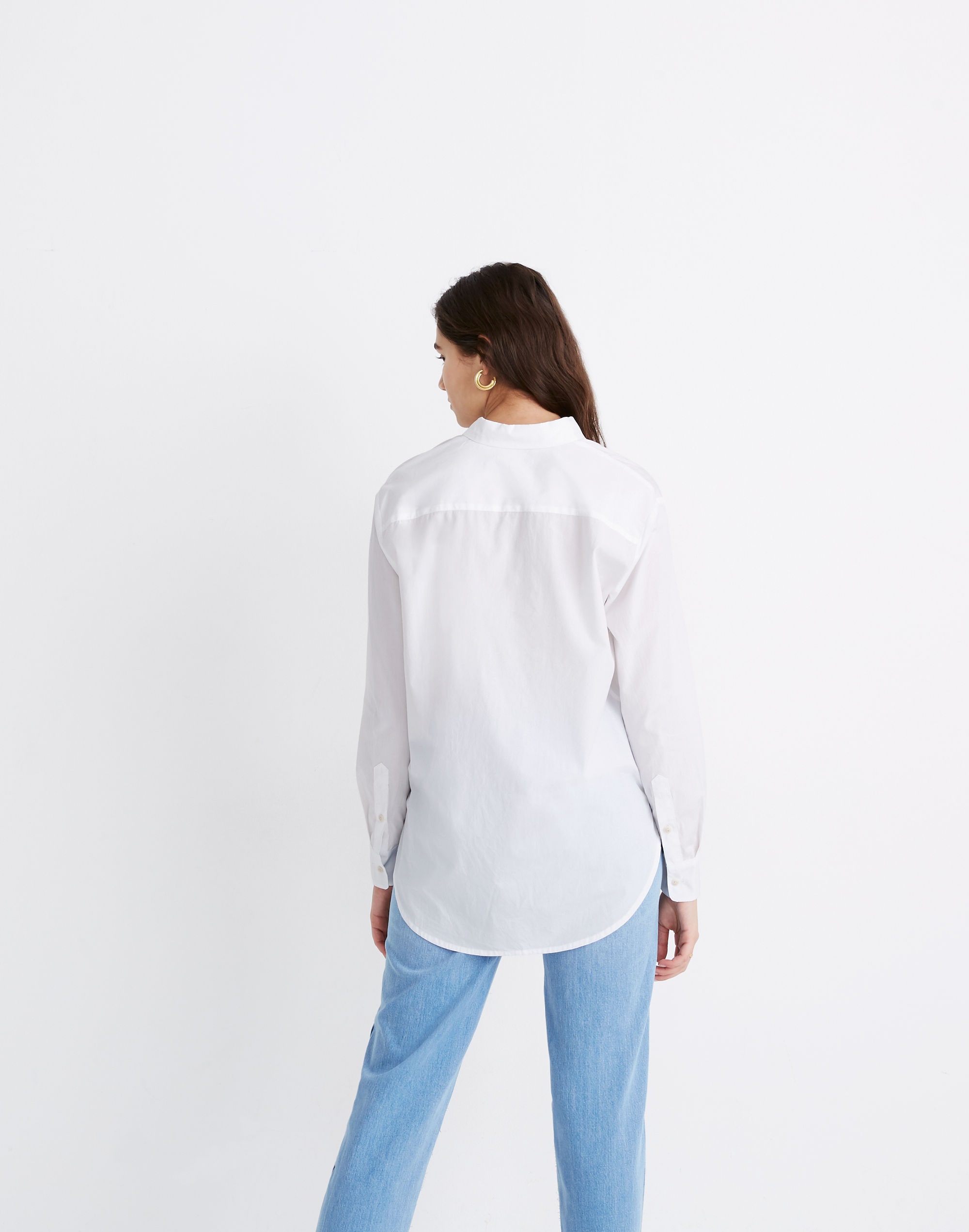 Poplin Oversized Ex-Boyfriend Shirt