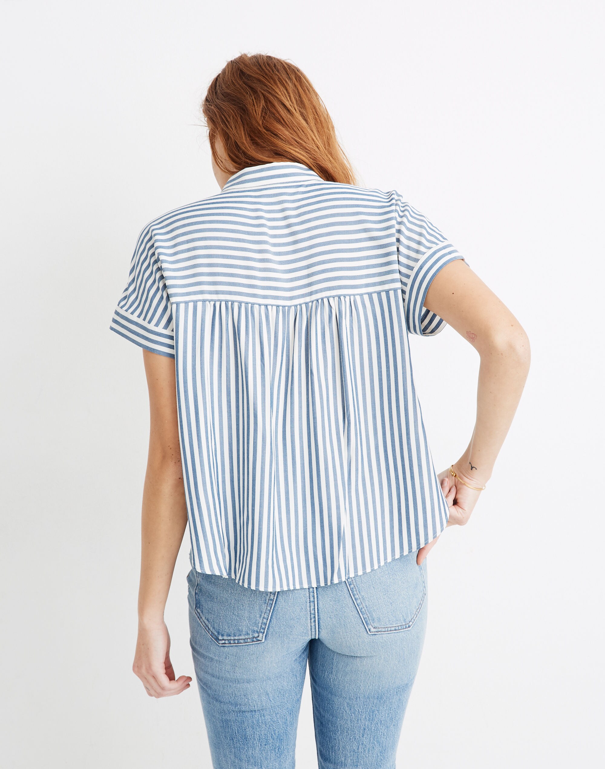 Hilltop Shirt in Savin Stripe