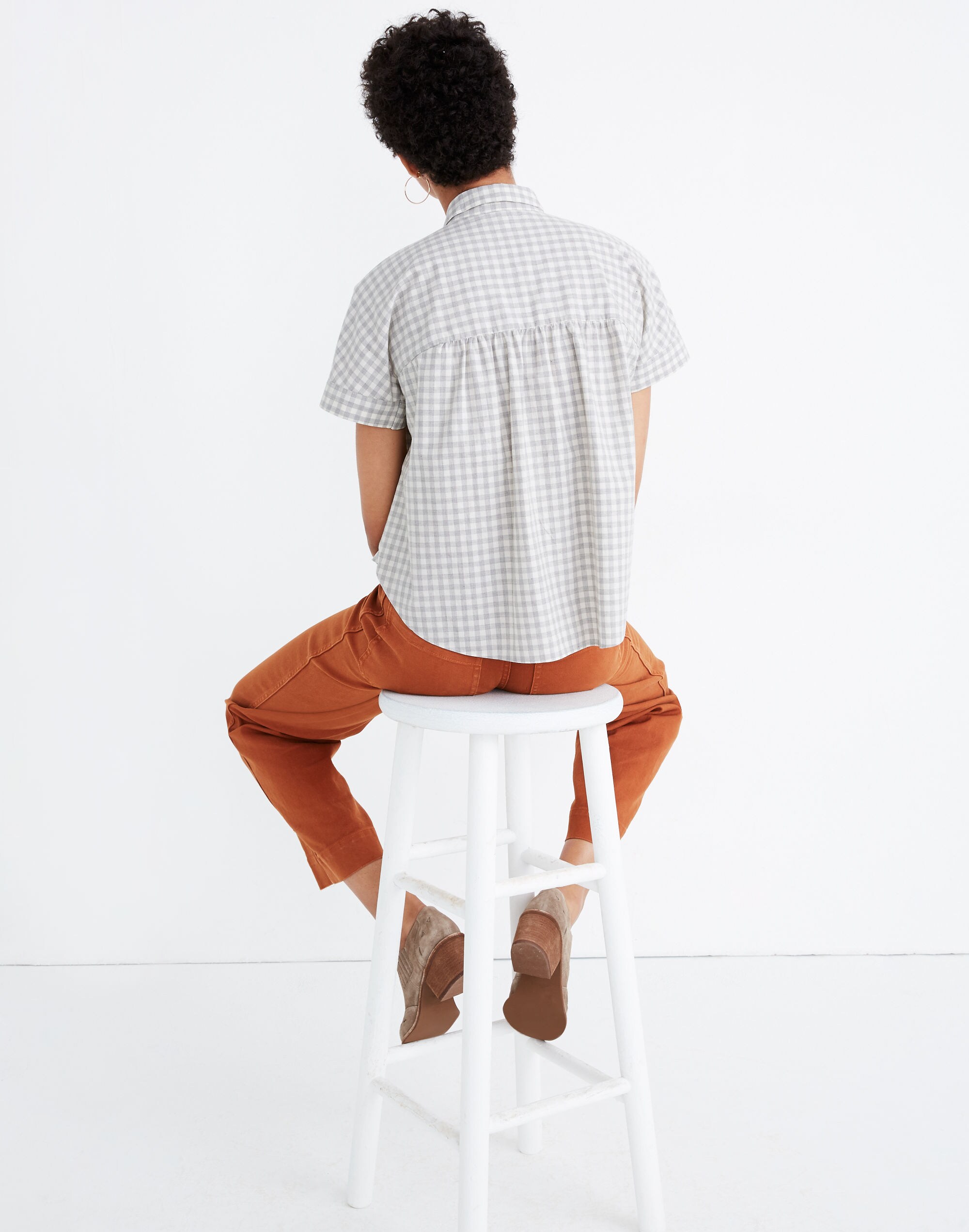 Hilltop Shirt in Gingham Check