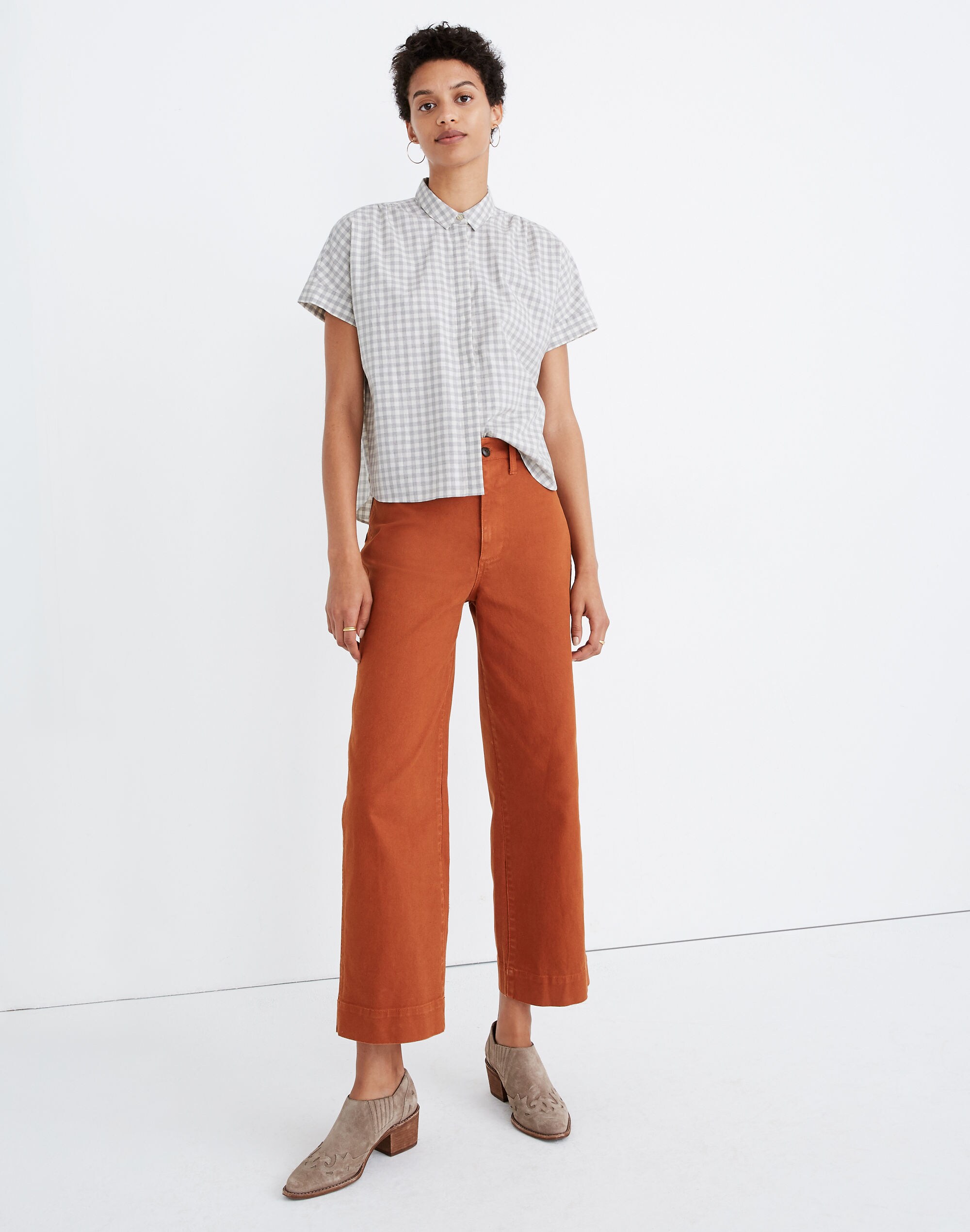 Hilltop Shirt in Gingham Check