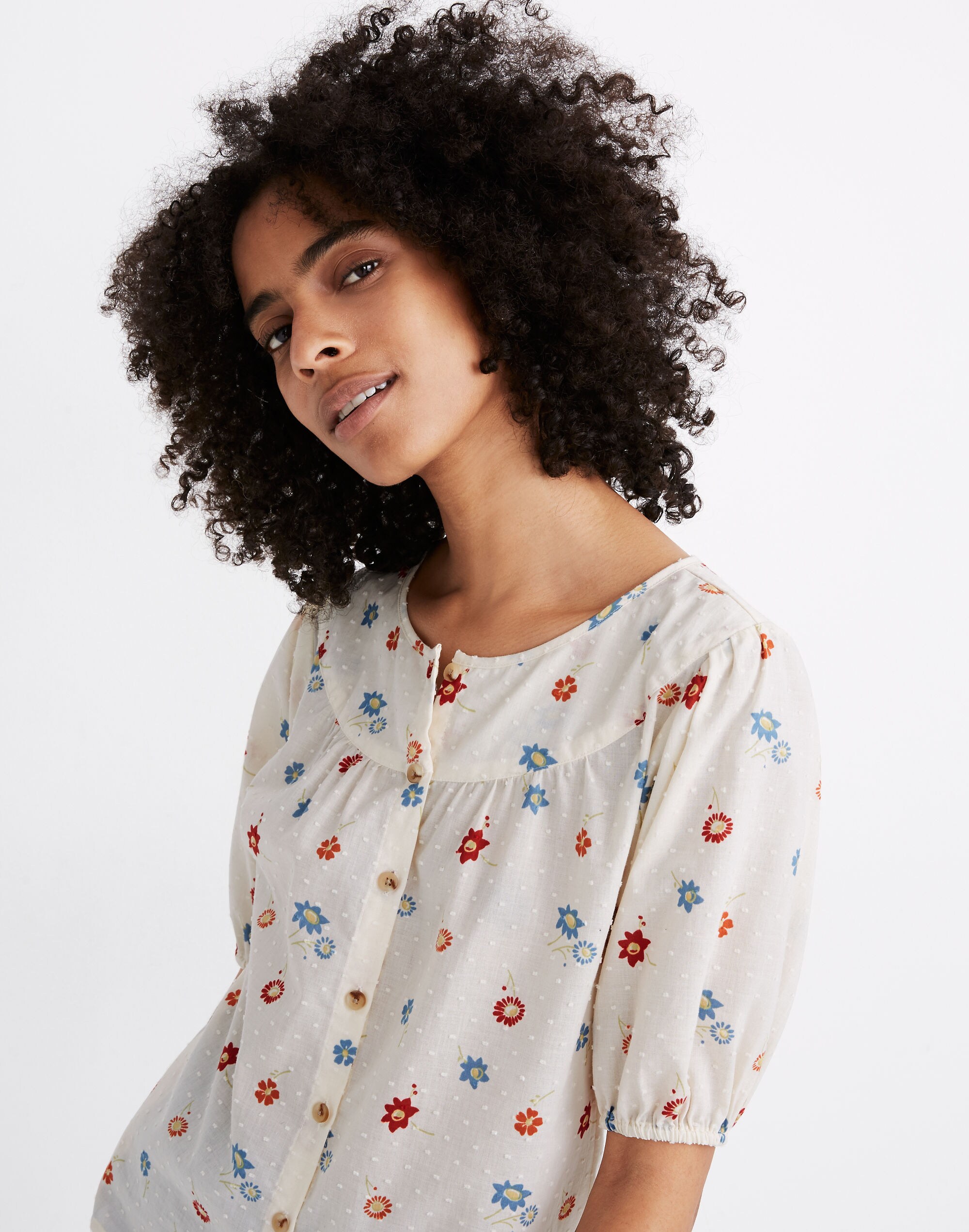 Prose Shirt in Dotted Floral Heyday