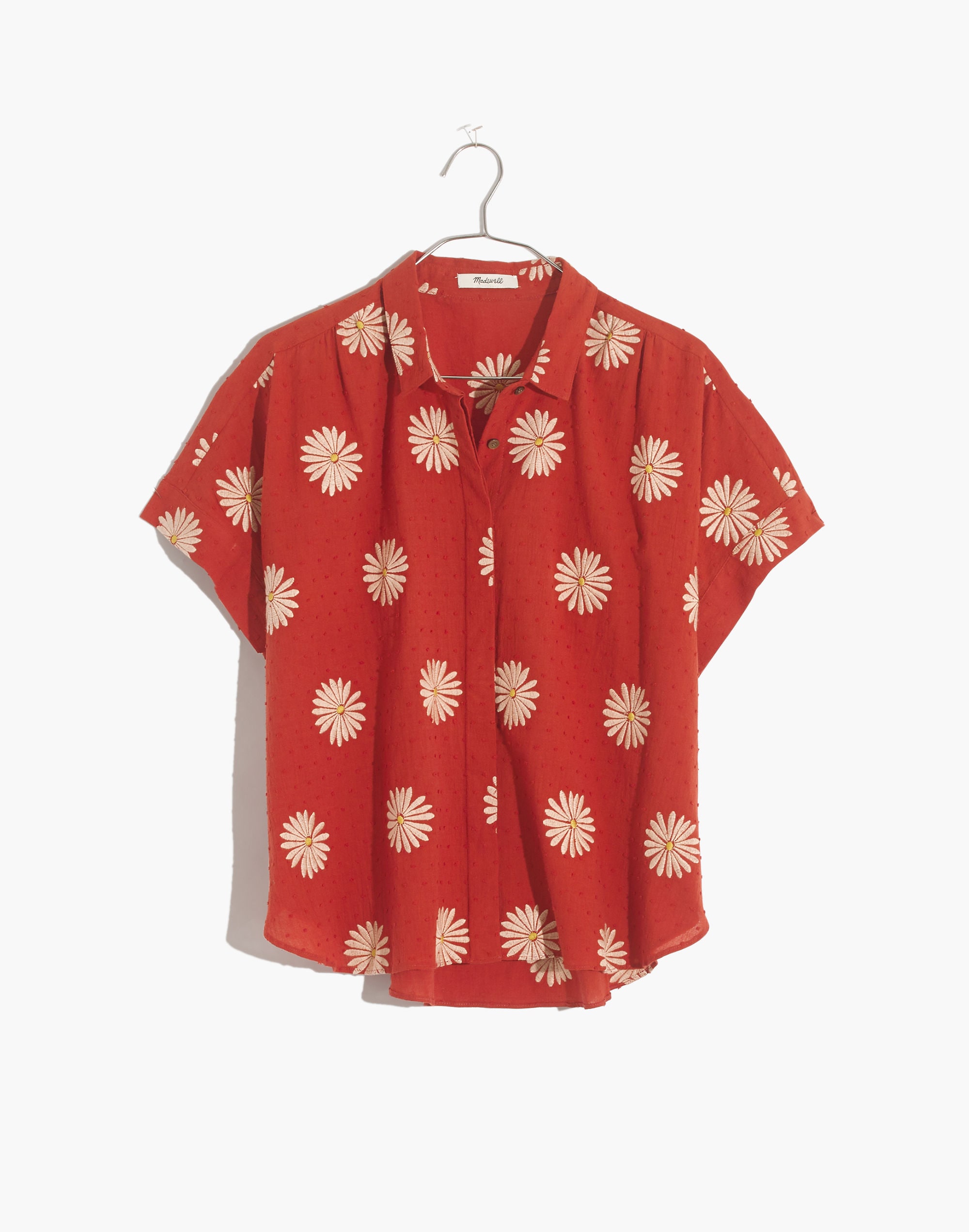 Daisy Daydream Embroidered Hilltop Shirt