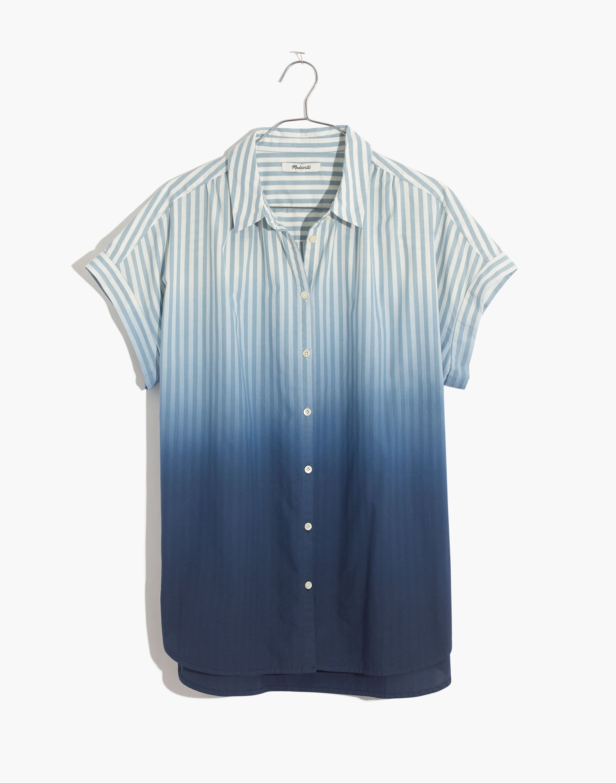 Dip-Dye Central Shirt in Stripe