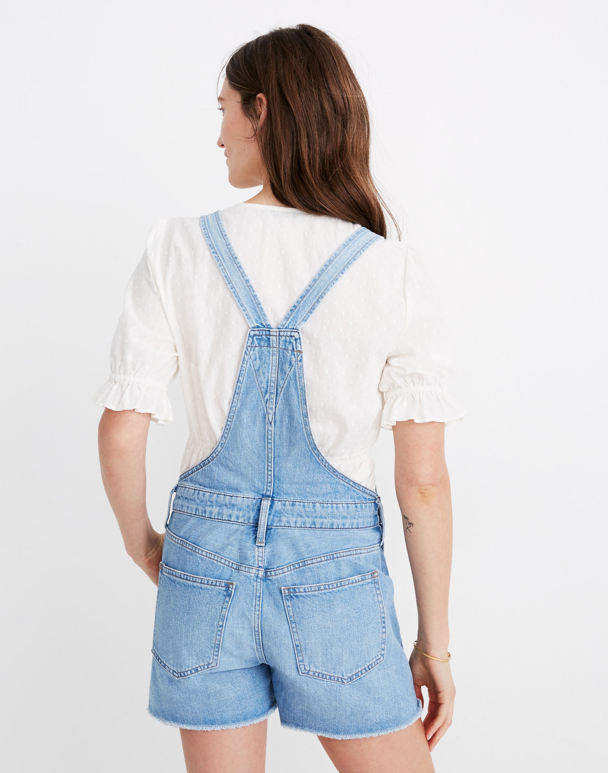Adirondack Short Overalls in Phillips Wash