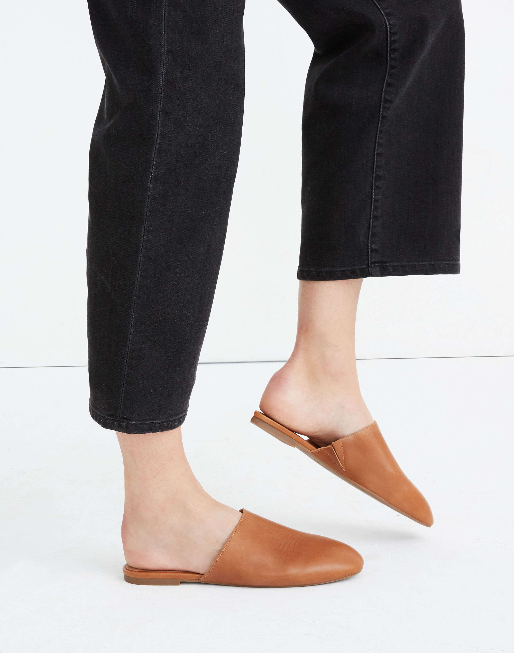 The Cory Mule in Leather