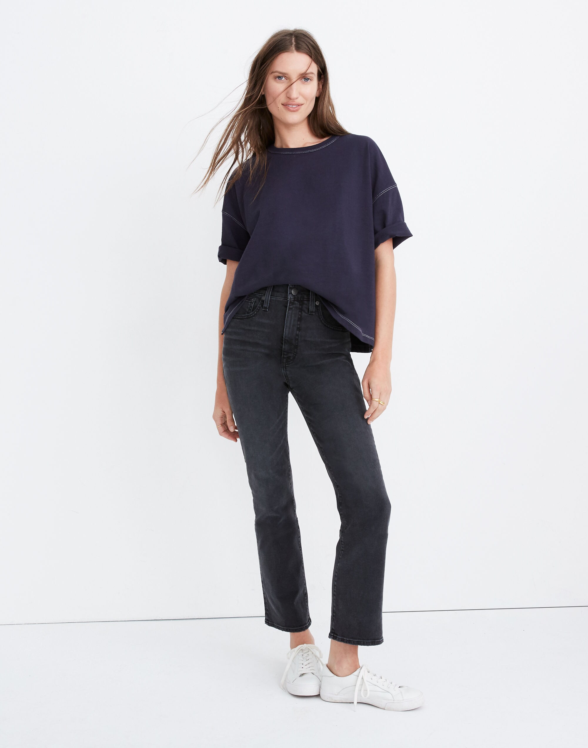 Slim Demi-Boot Jeans in Harlocke Wash