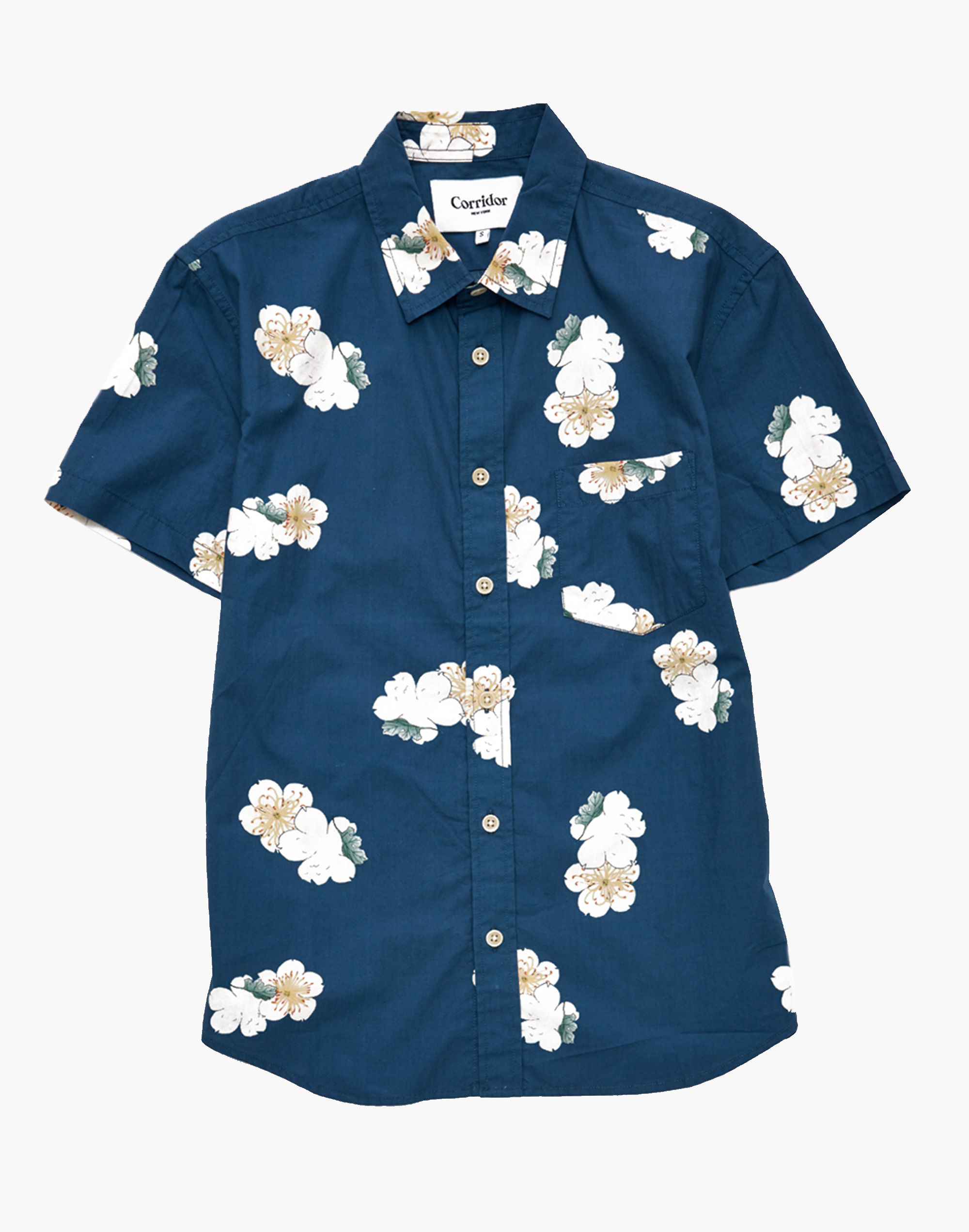 Corridor&reg; Blue Hawaiian Shirt