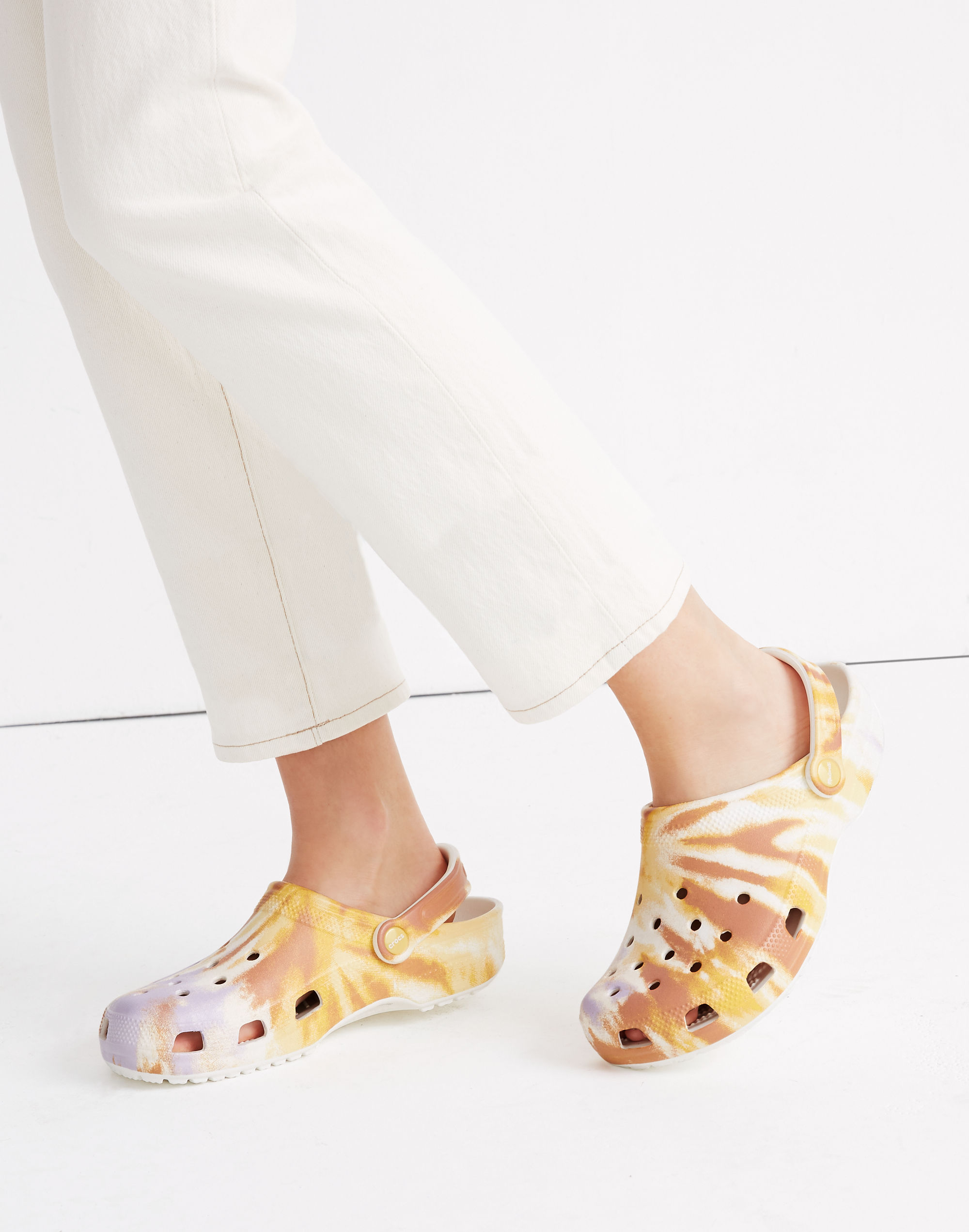 Madewell x Crocs&reg; Tie-Dye Print Classic Clog