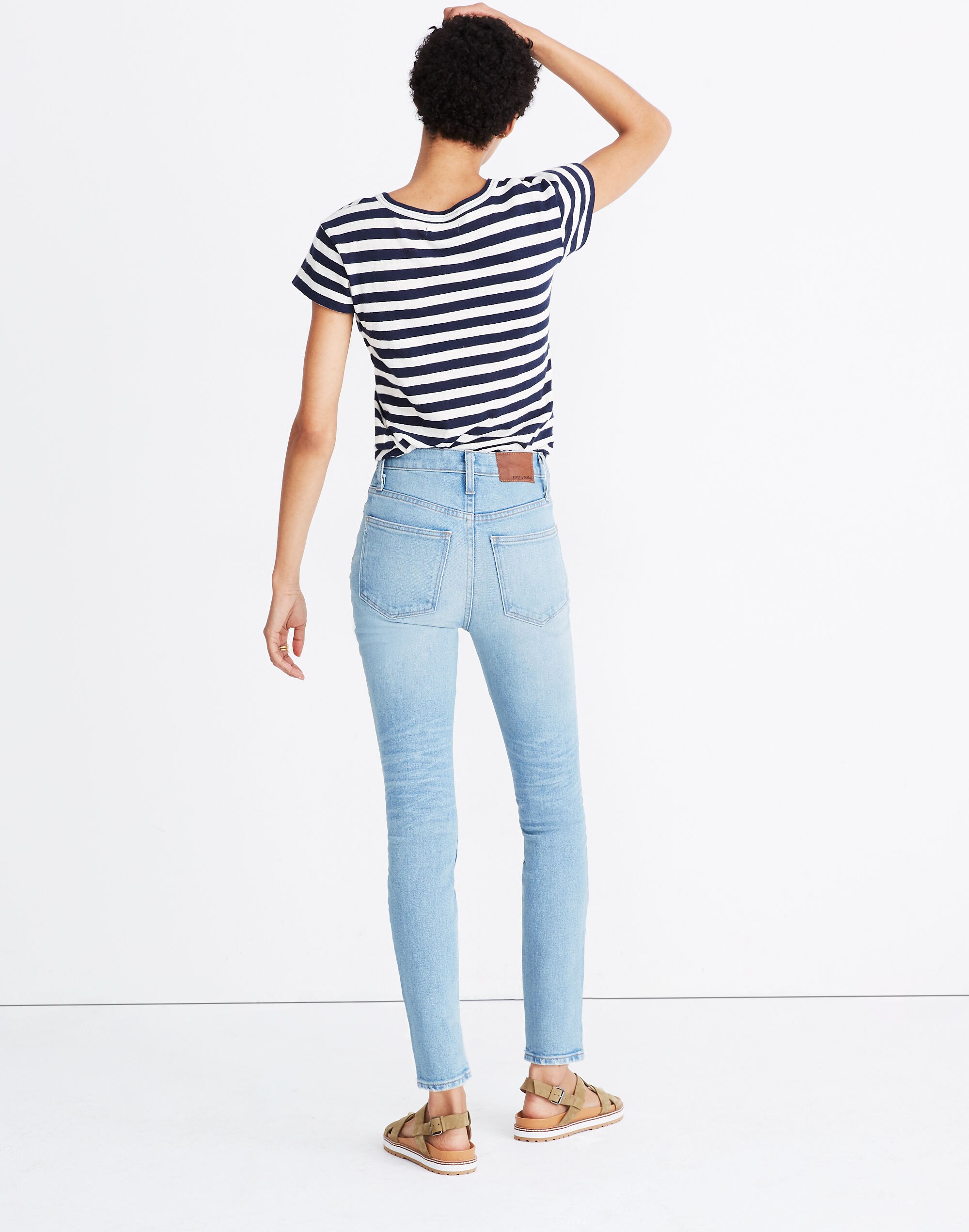 Rivet &amp; Thread 11" High-Rise Skinny Jeans in Gordon Wash