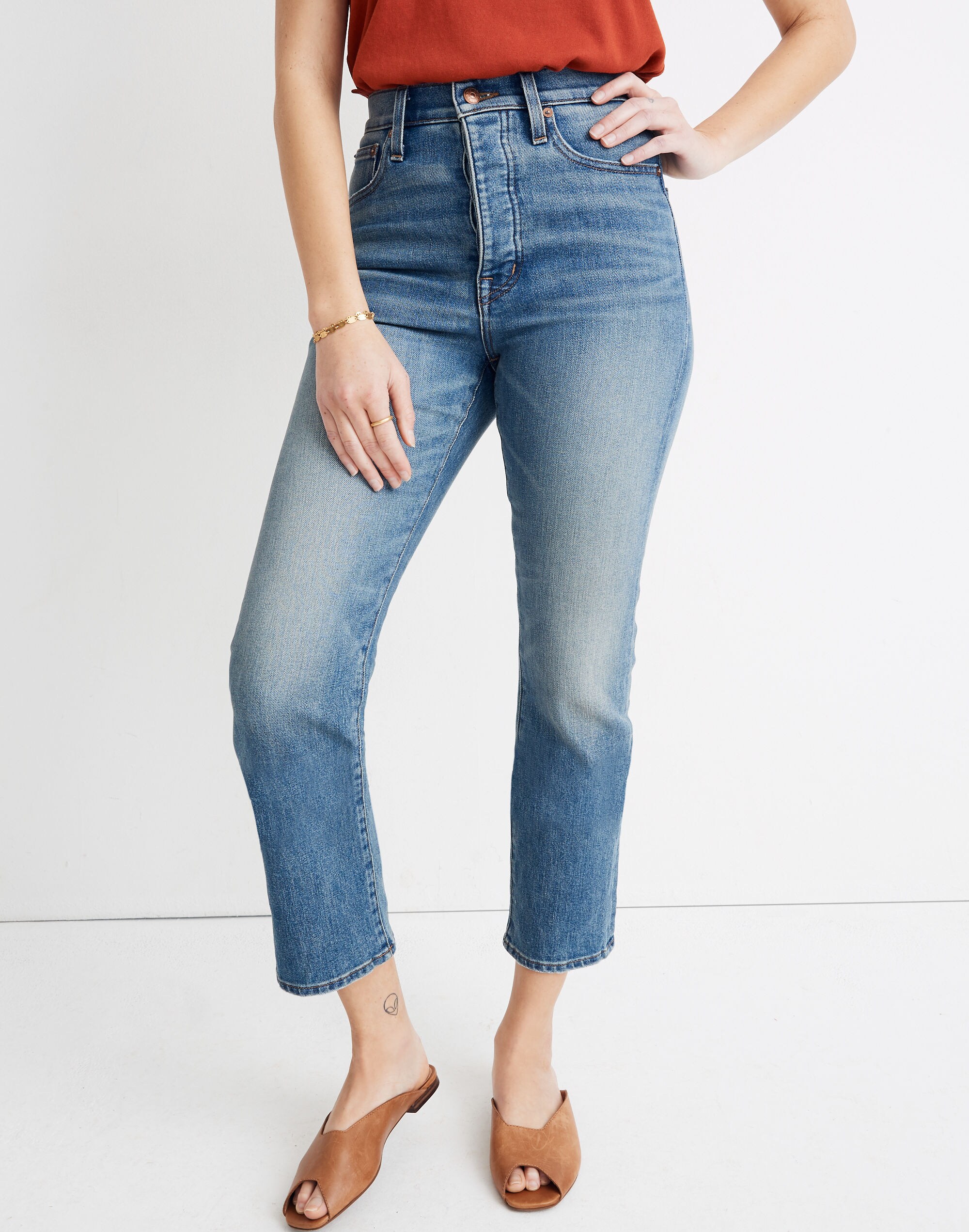 Rivet &amp; Thread Cali Demi-Boot Jeans in Shetland Wash