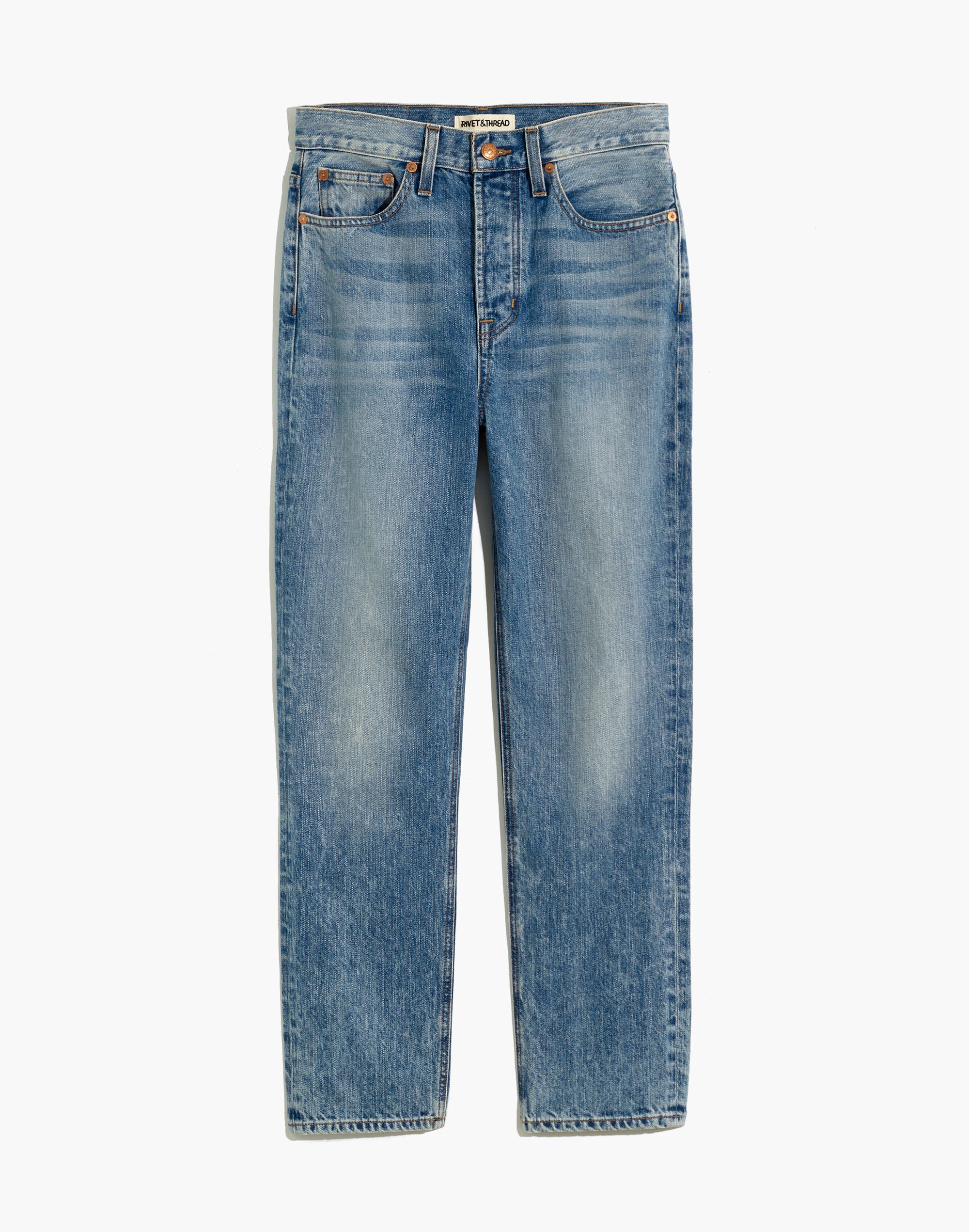 Rivet &amp; Thread Perfect Vintage Crop Jeans in Swinton Wash