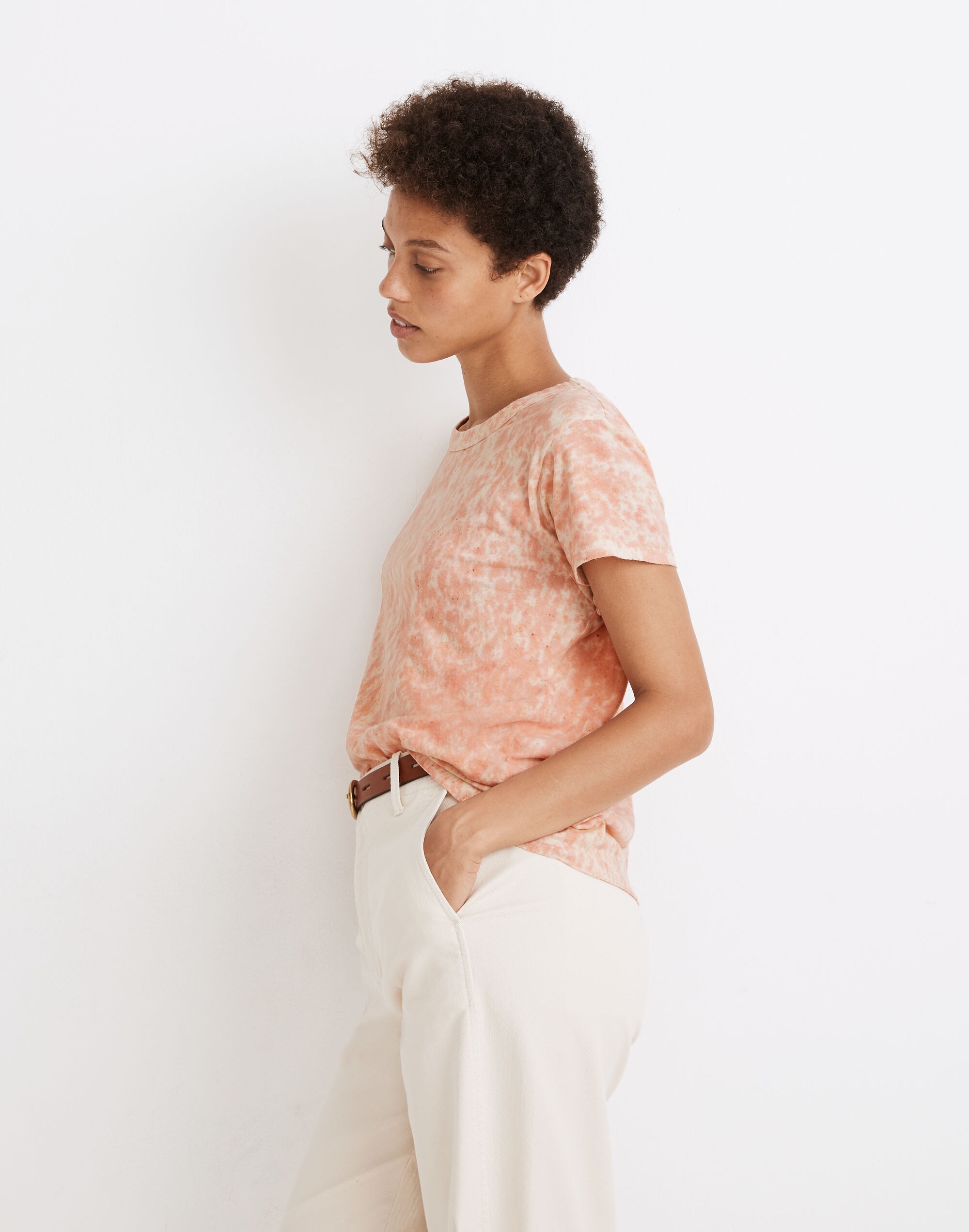 Madewell x Botanical Colors Tie-Dye Perfect Vintage Tee