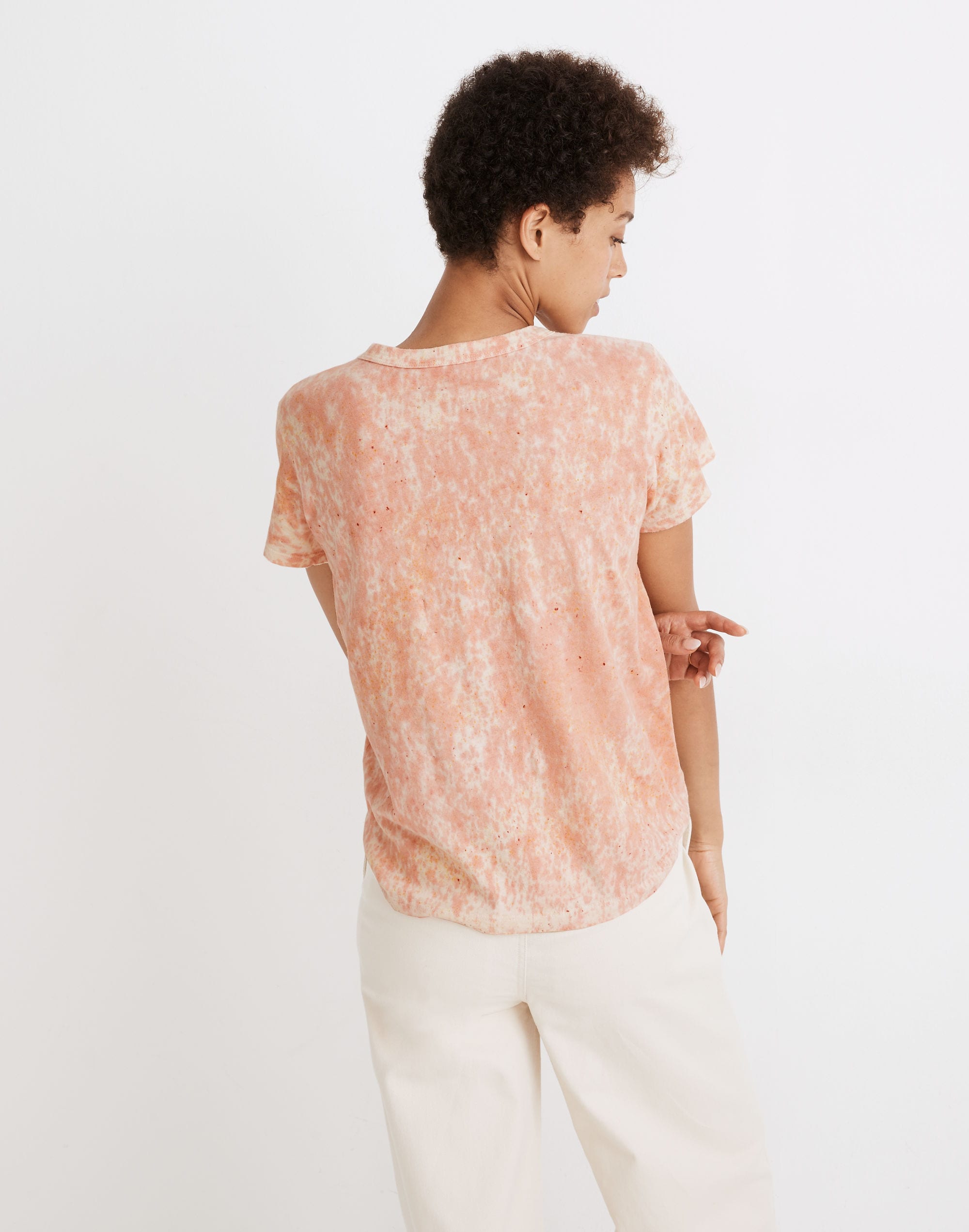 Madewell x Botanical Colors Tie-Dye Perfect Vintage Tee