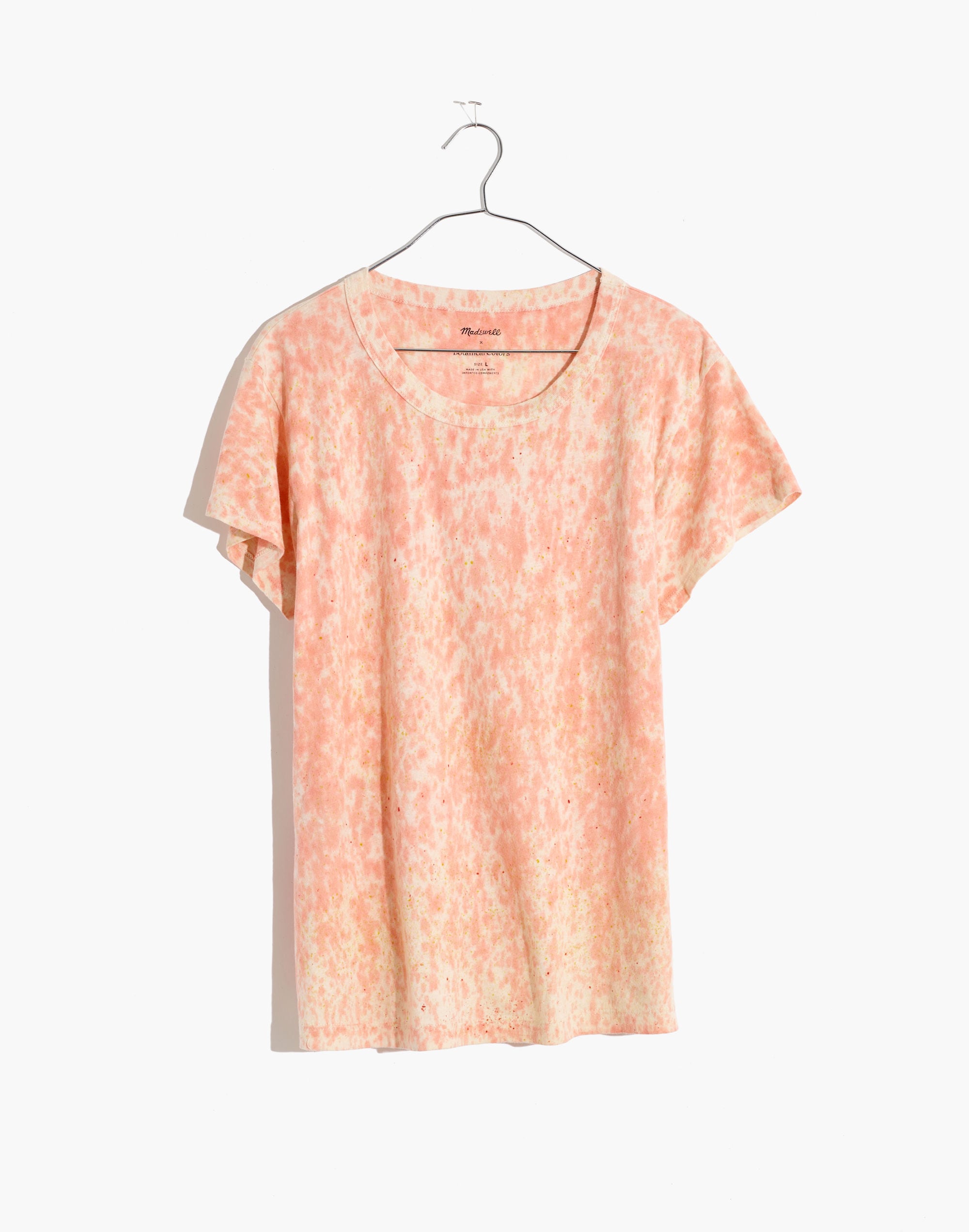 Madewell x Botanical Colors Tie-Dye Perfect Vintage Tee
