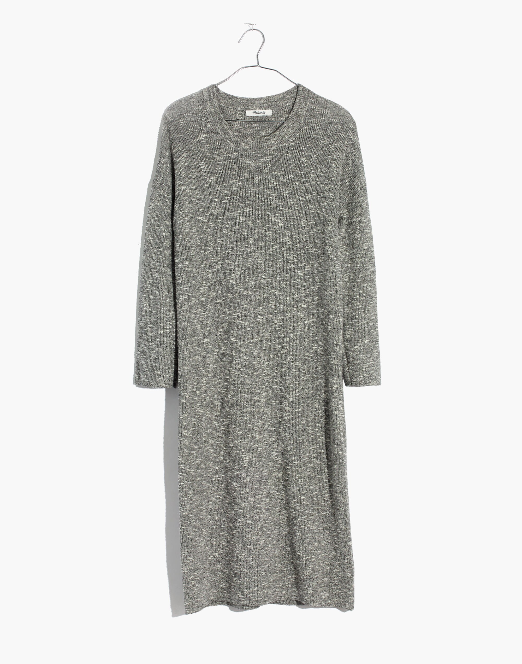 Drop-Shoulder Sweater Midi Dress