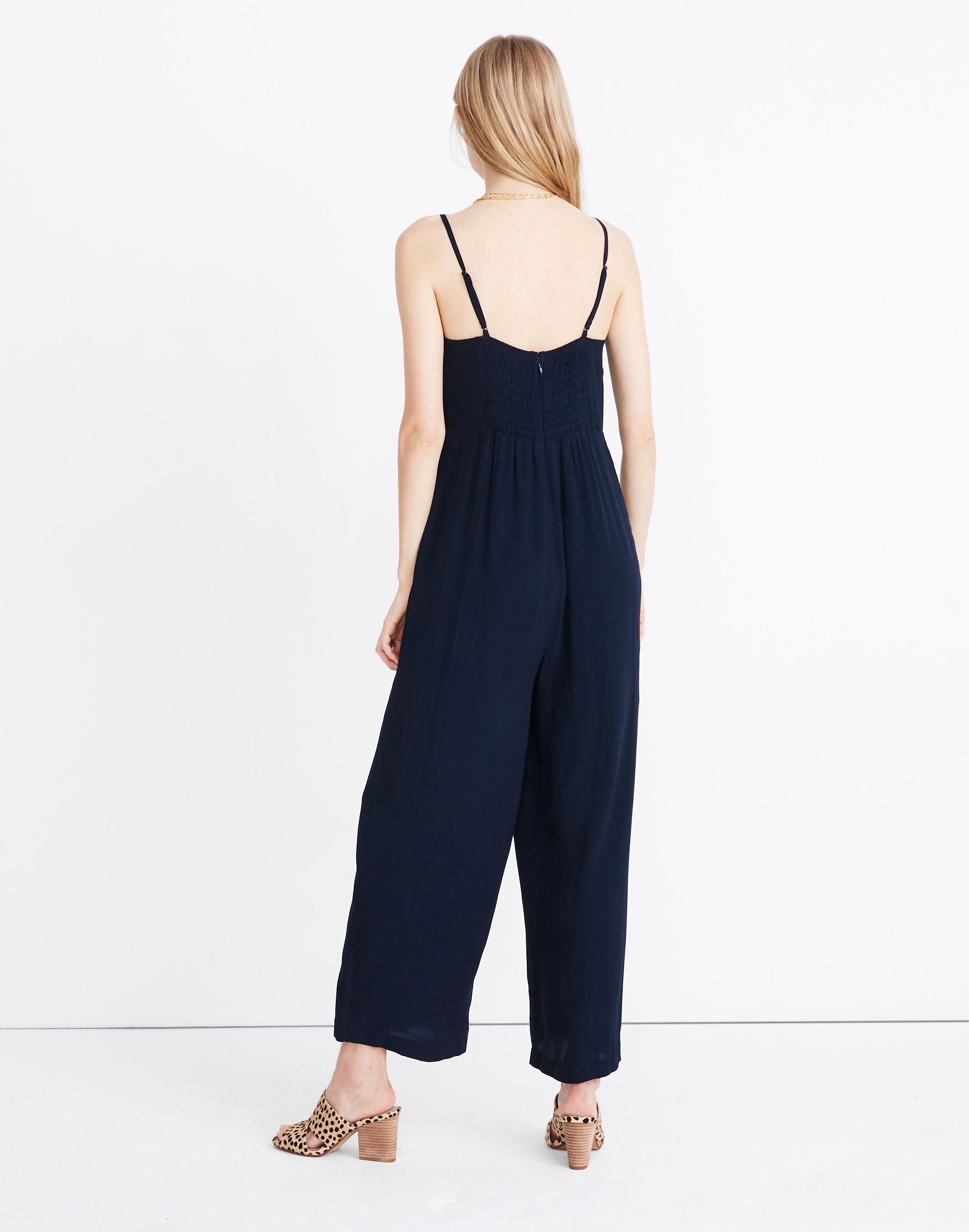 Wide-Leg Cami Jumpsuit