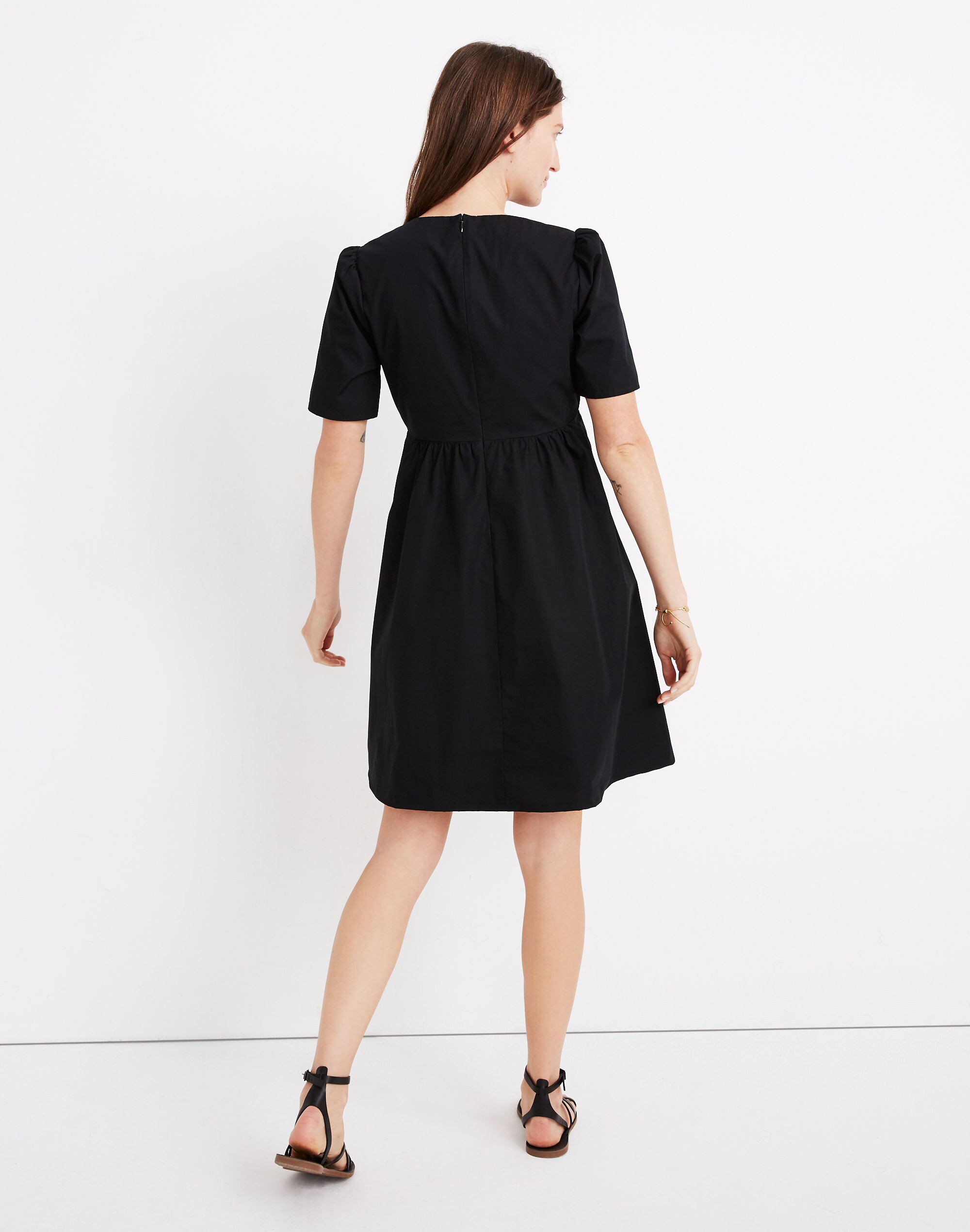 Tie-Front Mini Dress