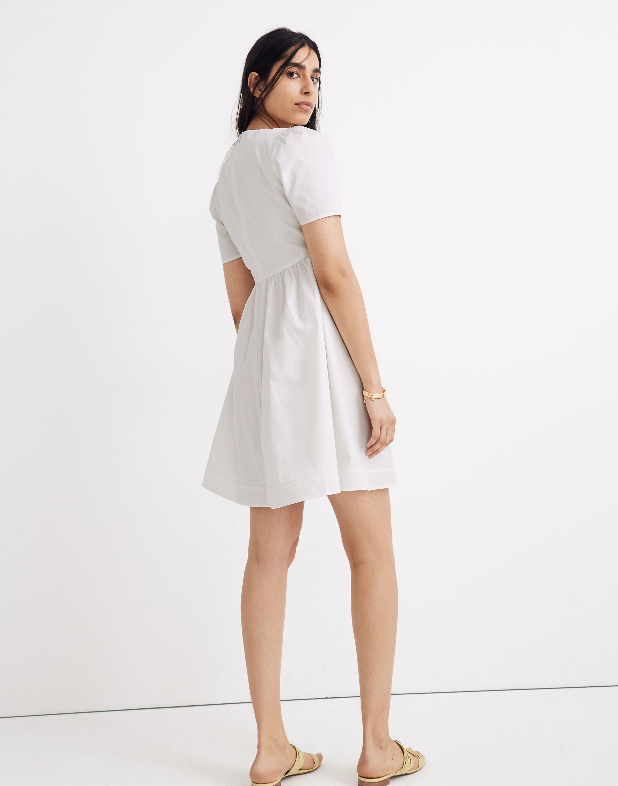 Petite Tie-Front Mini Dress