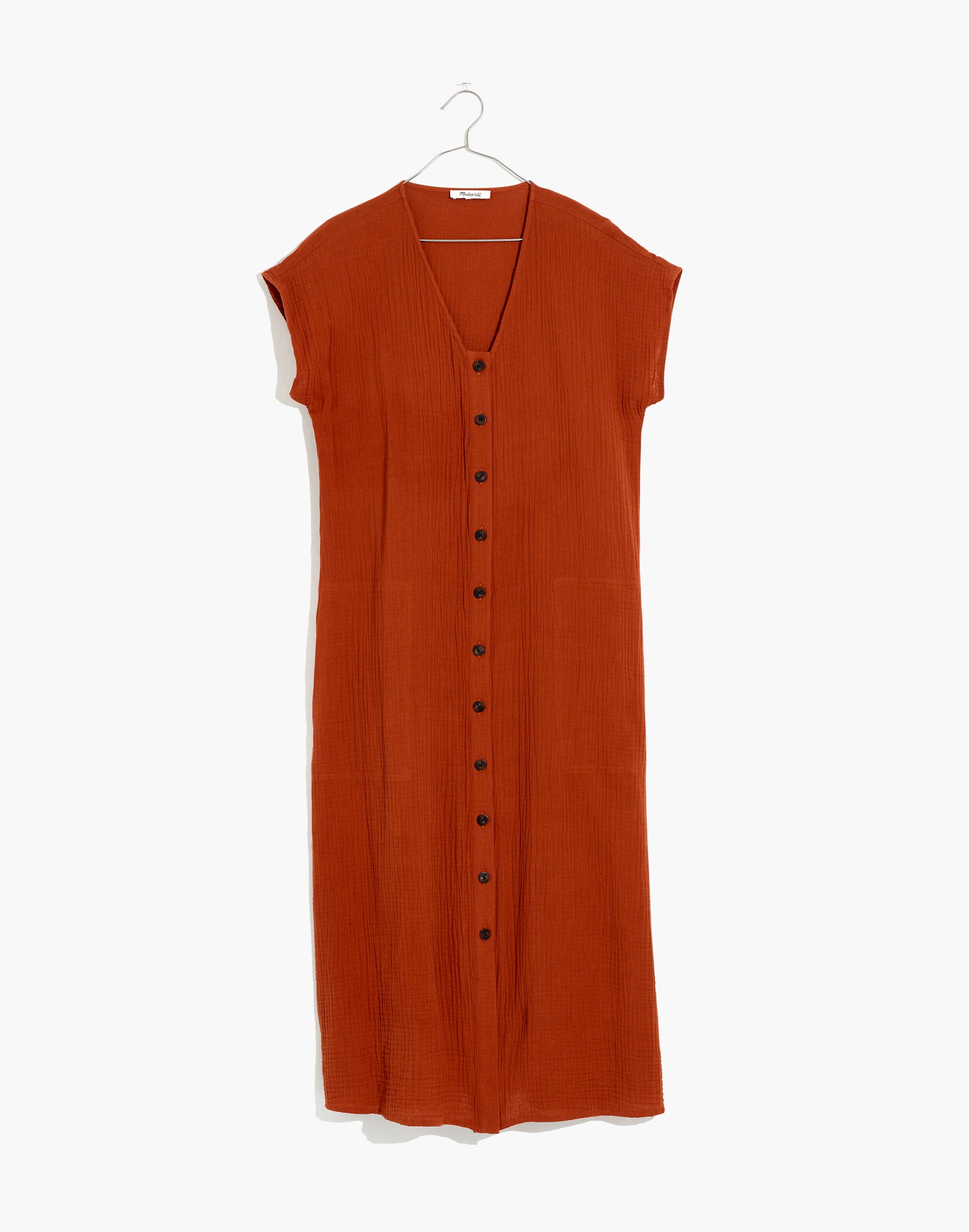 Petite Lightspun Easy Midi Dress