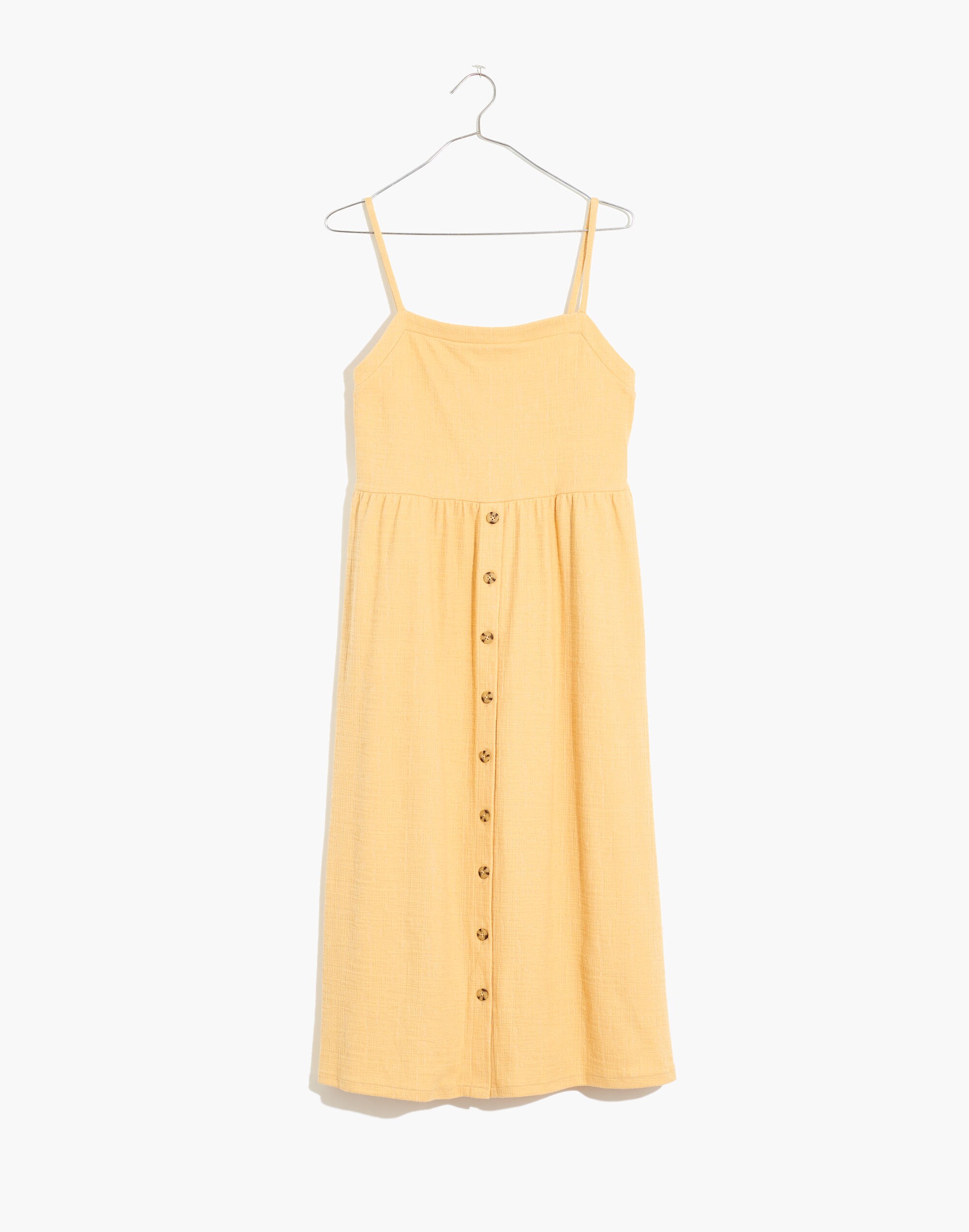 Cami Button-Front Midi Dress