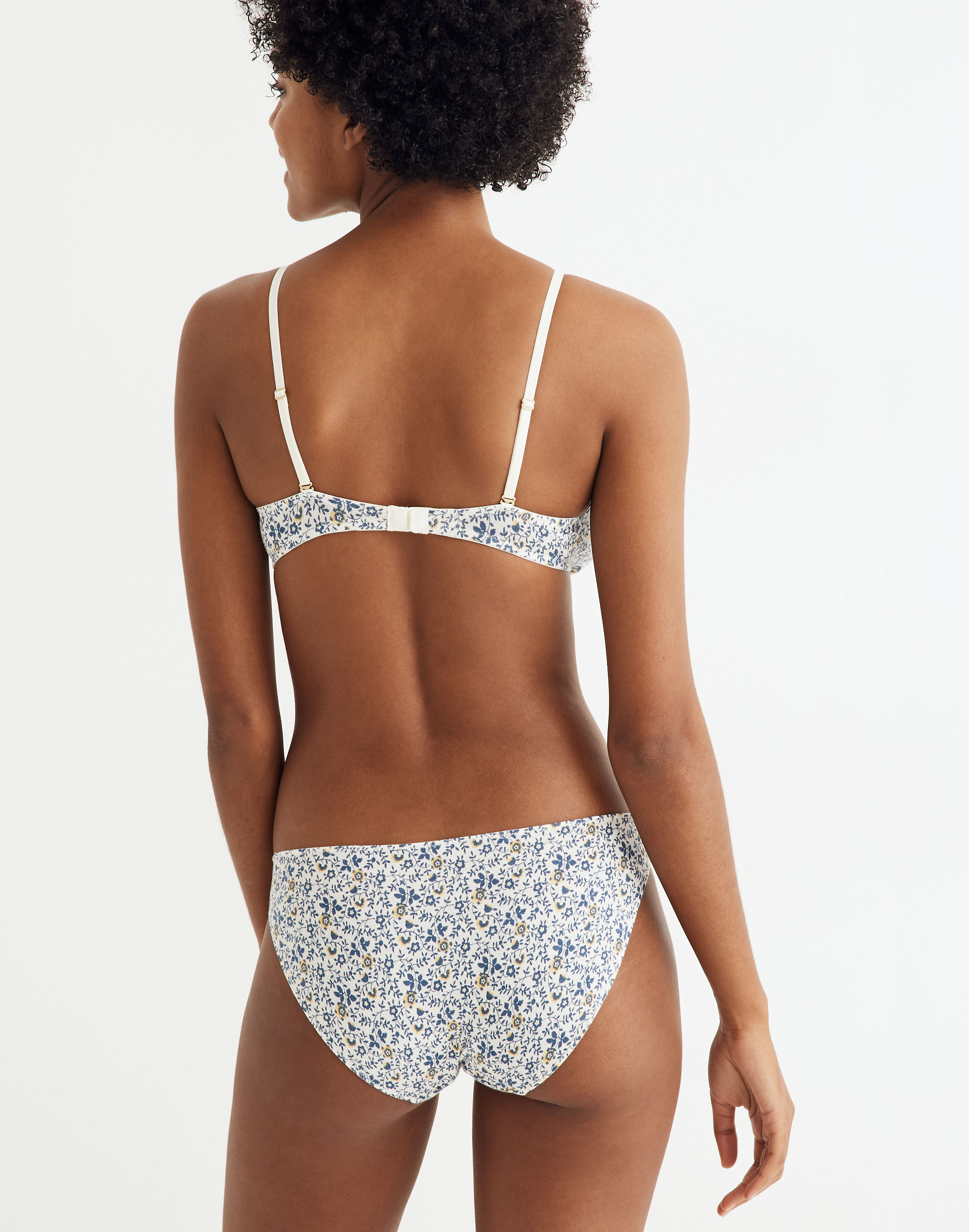 Cotton-Modal&reg; Mila Padded Bralette in Americana Floral