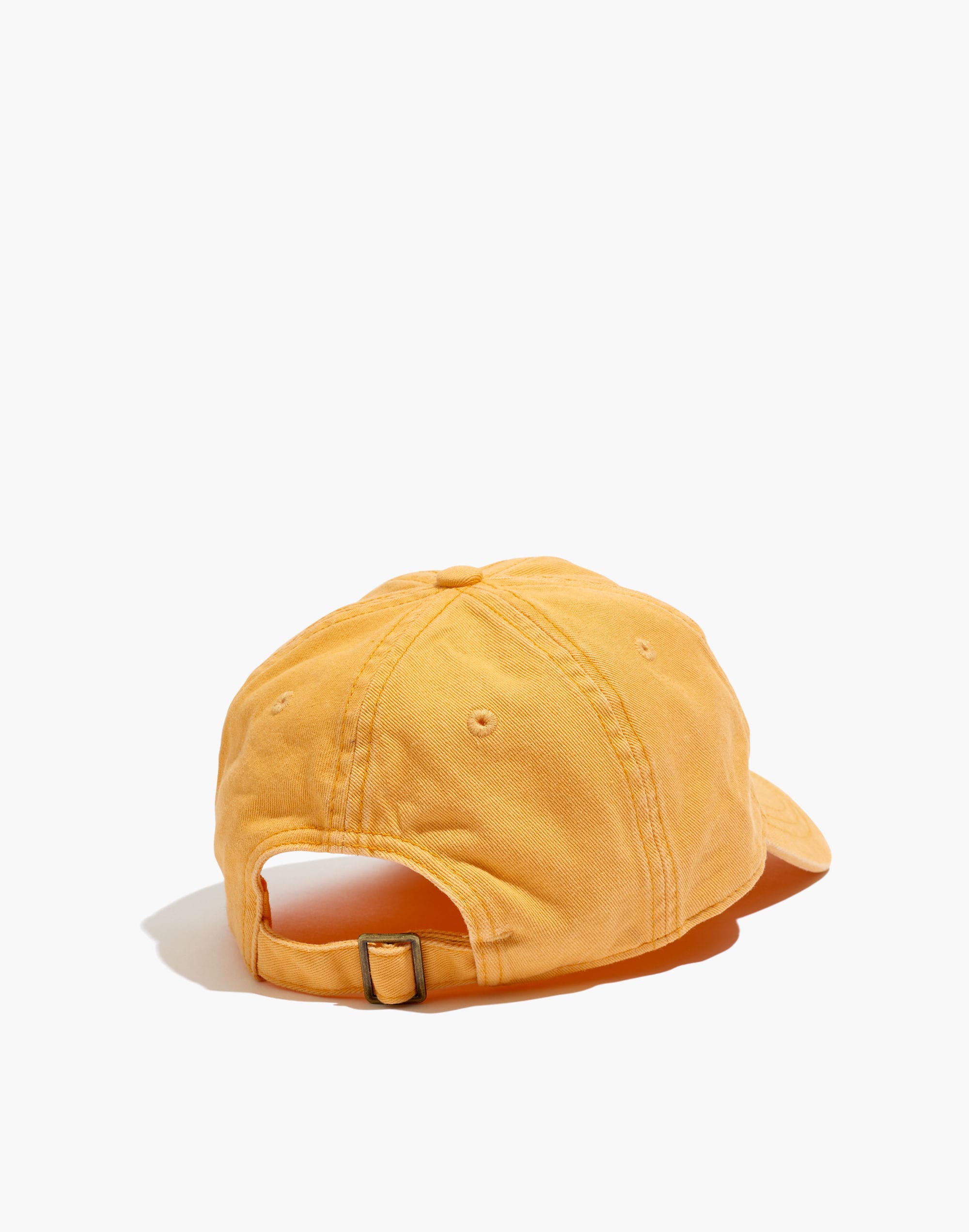 Canvas Baseball Cap in Faded Neon