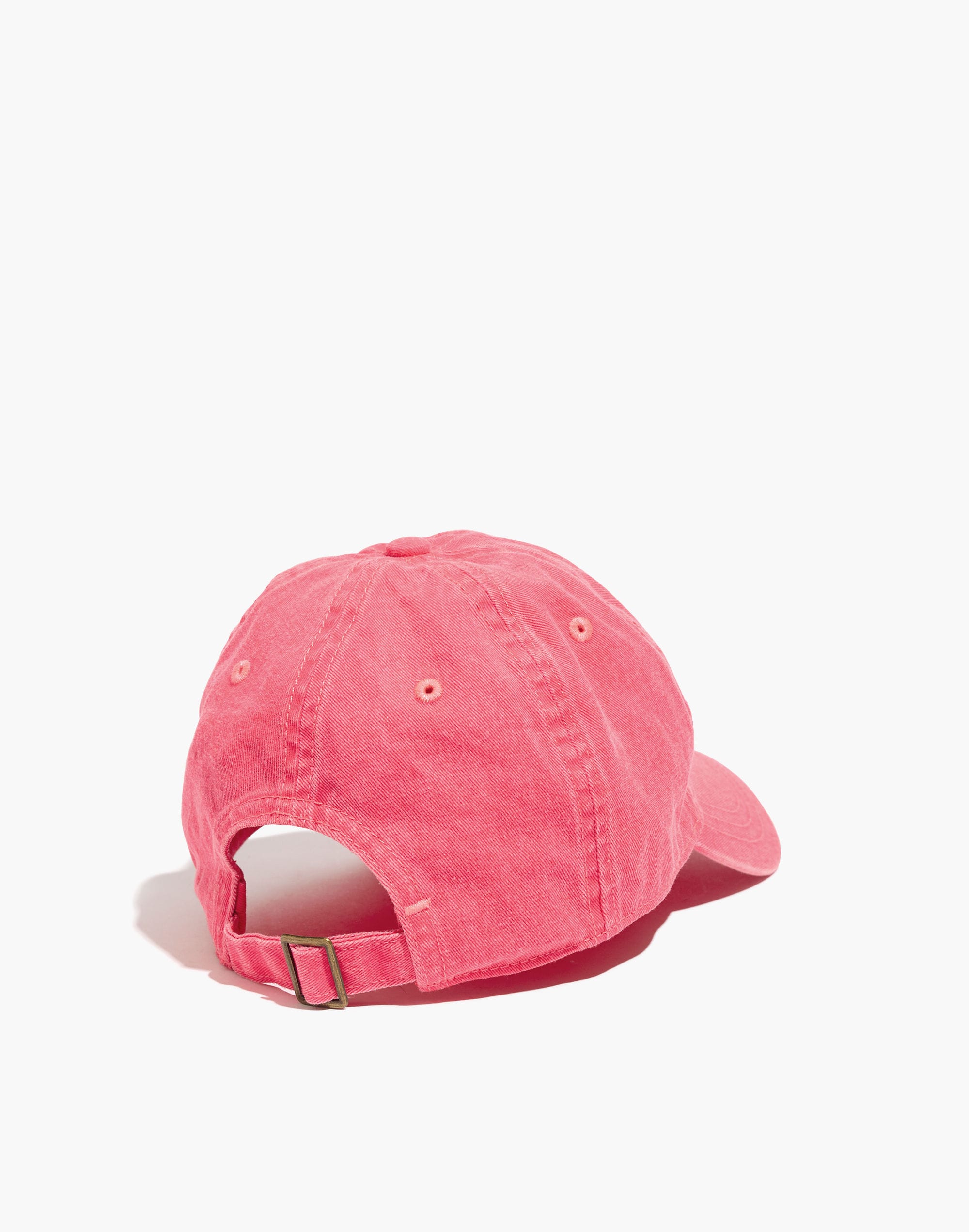 Canvas Baseball Cap in Faded Neon