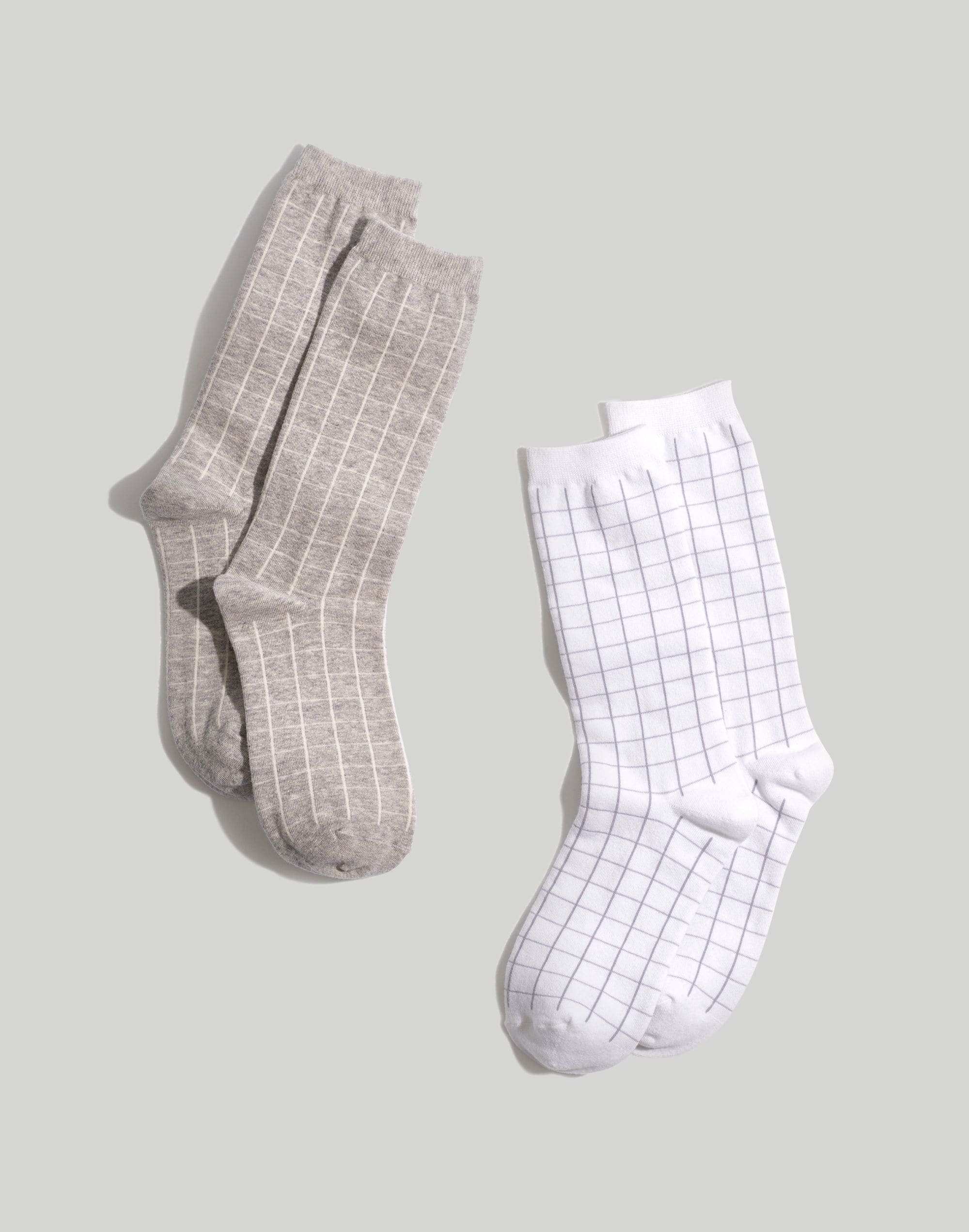 Two-Pack Grid Trouser Socks