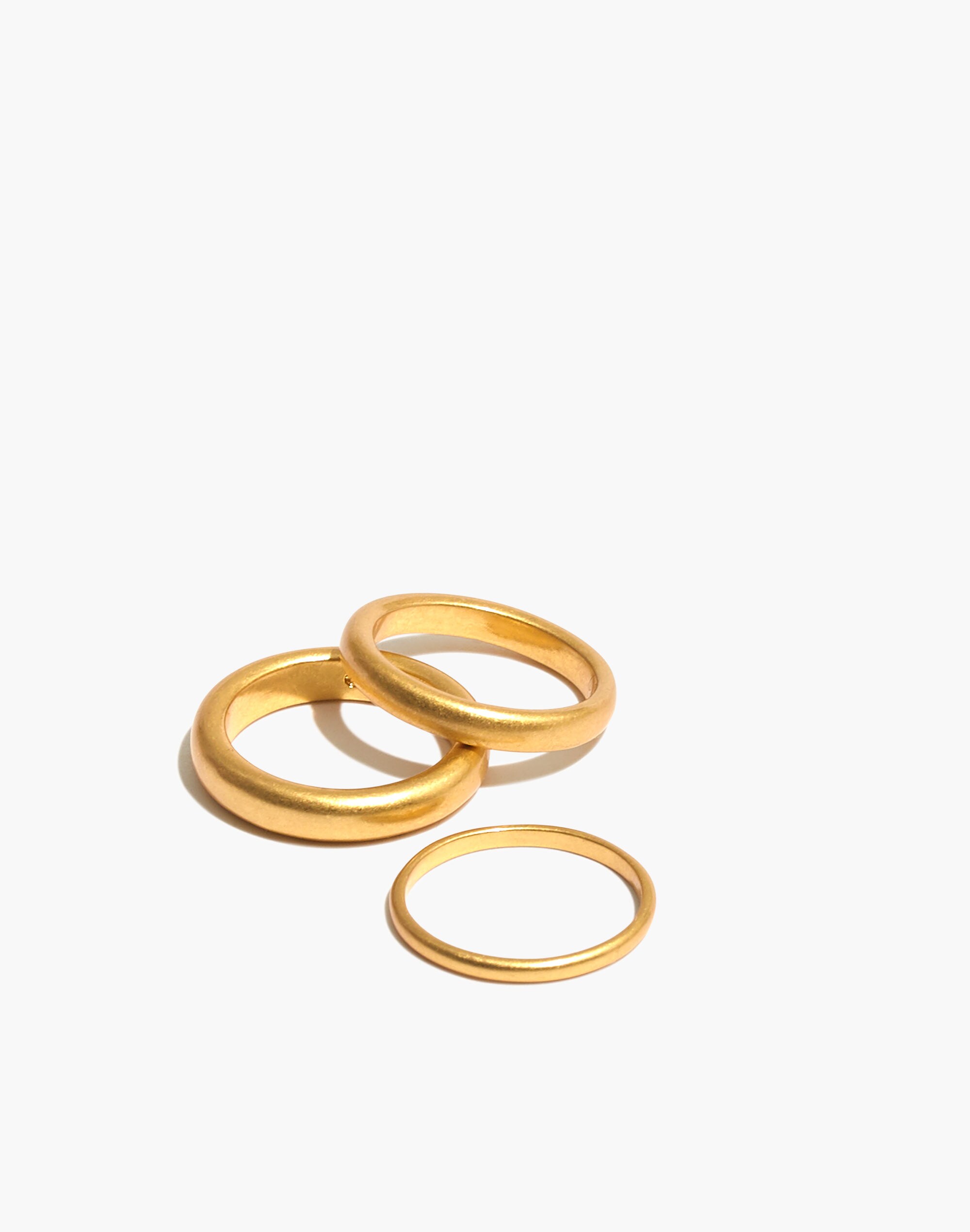 Chunky Stacking Ring Set