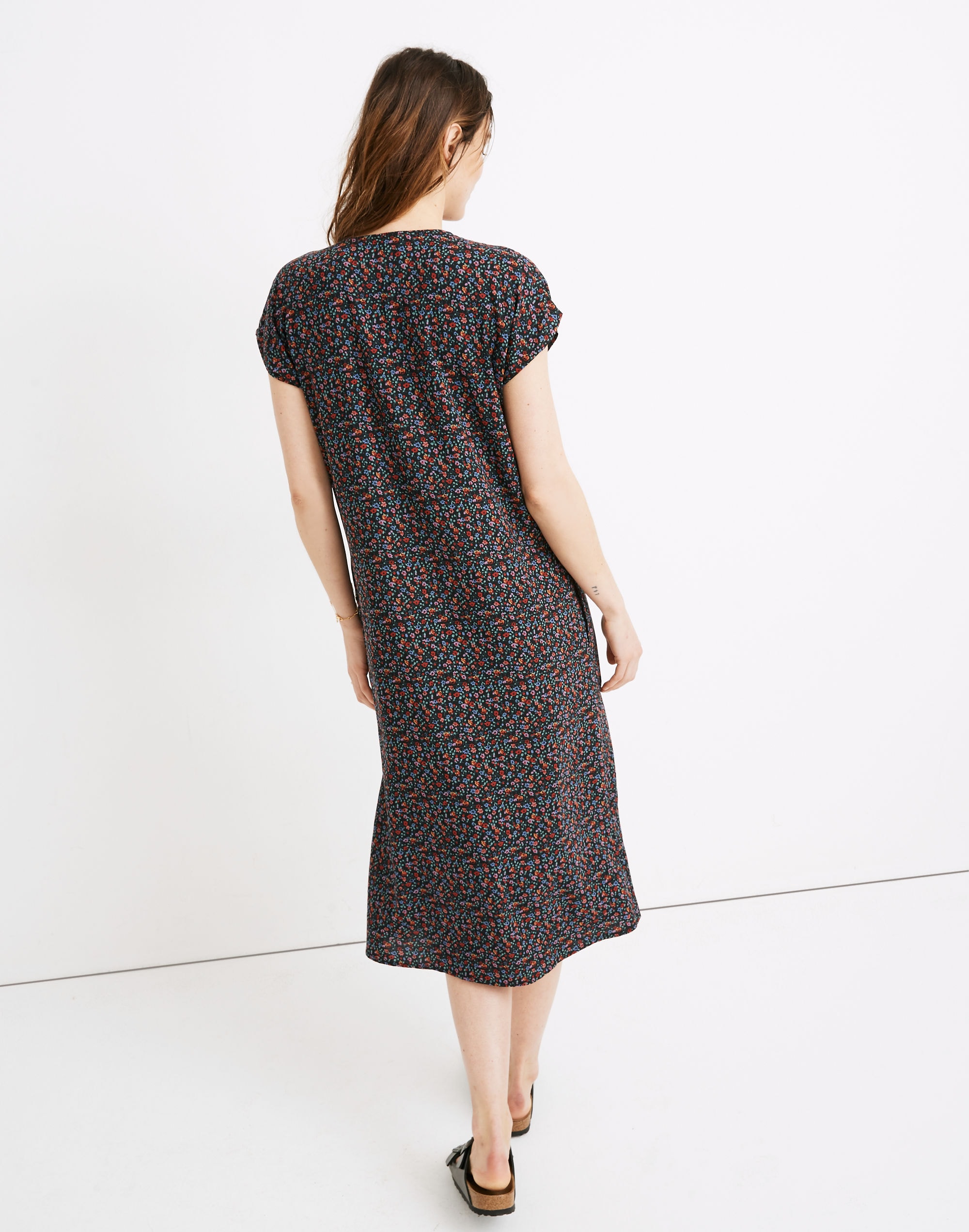 Easy Midi Dress in Fieldwalk Floral