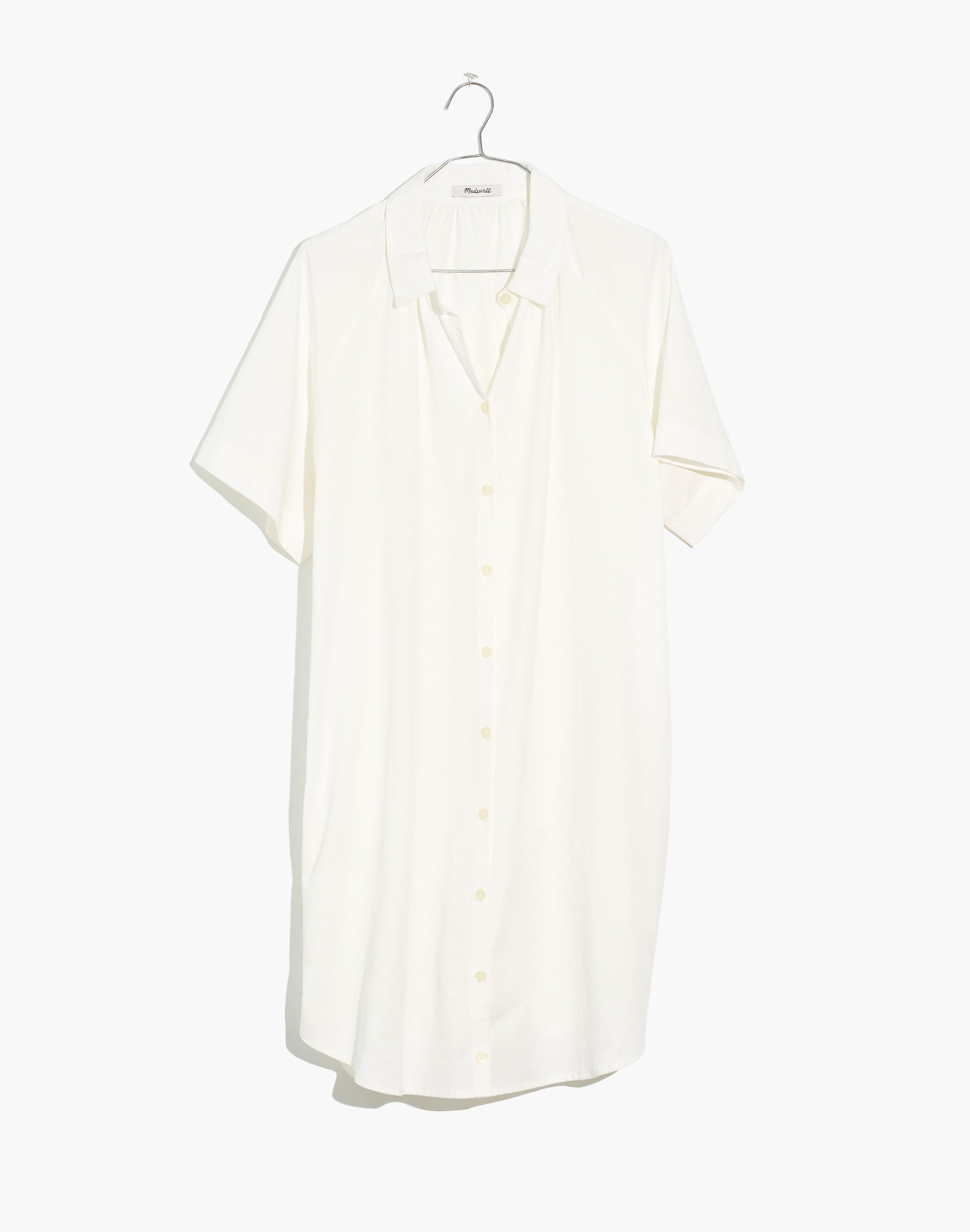 Raglan-Sleeve Shirtdress