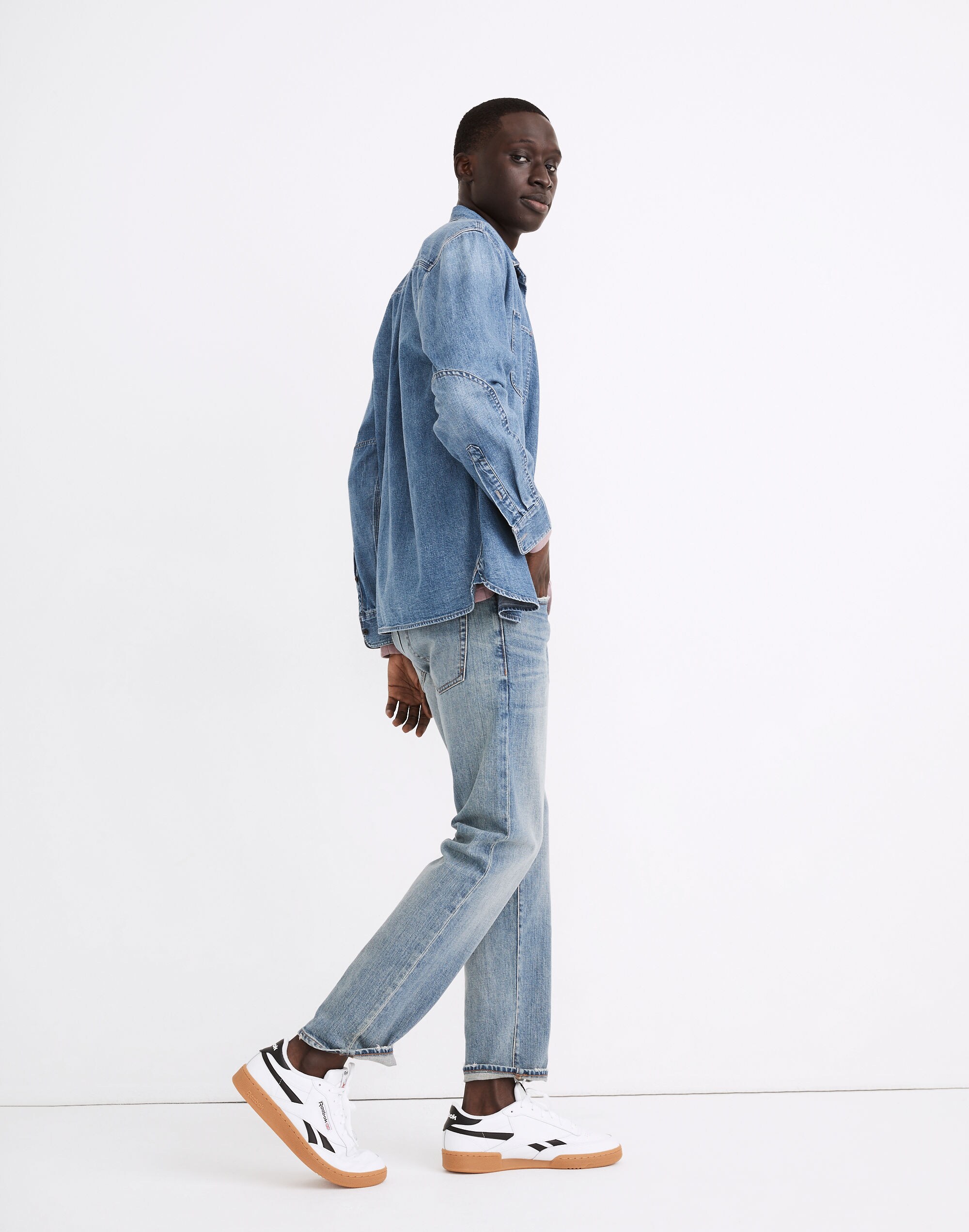 Straight Authentic Flex Jeans in Kemore Wash