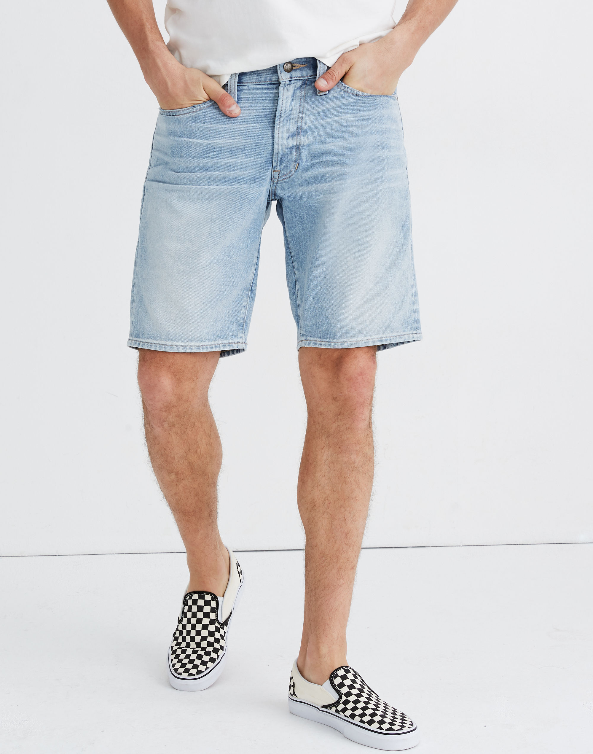 Relaxed Denim Shorts in Fairfield Wash