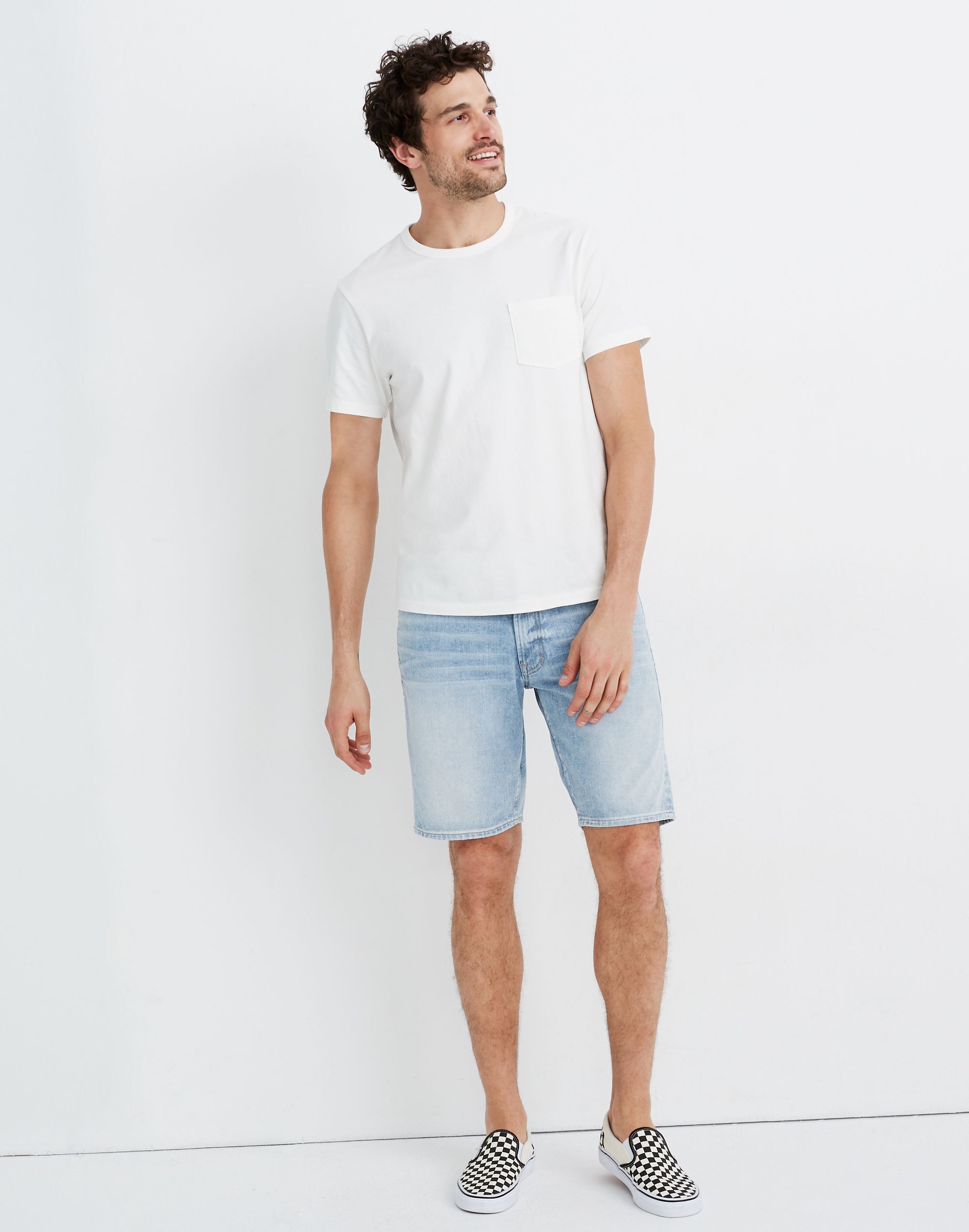 Relaxed Denim Shorts in Fairfield Wash