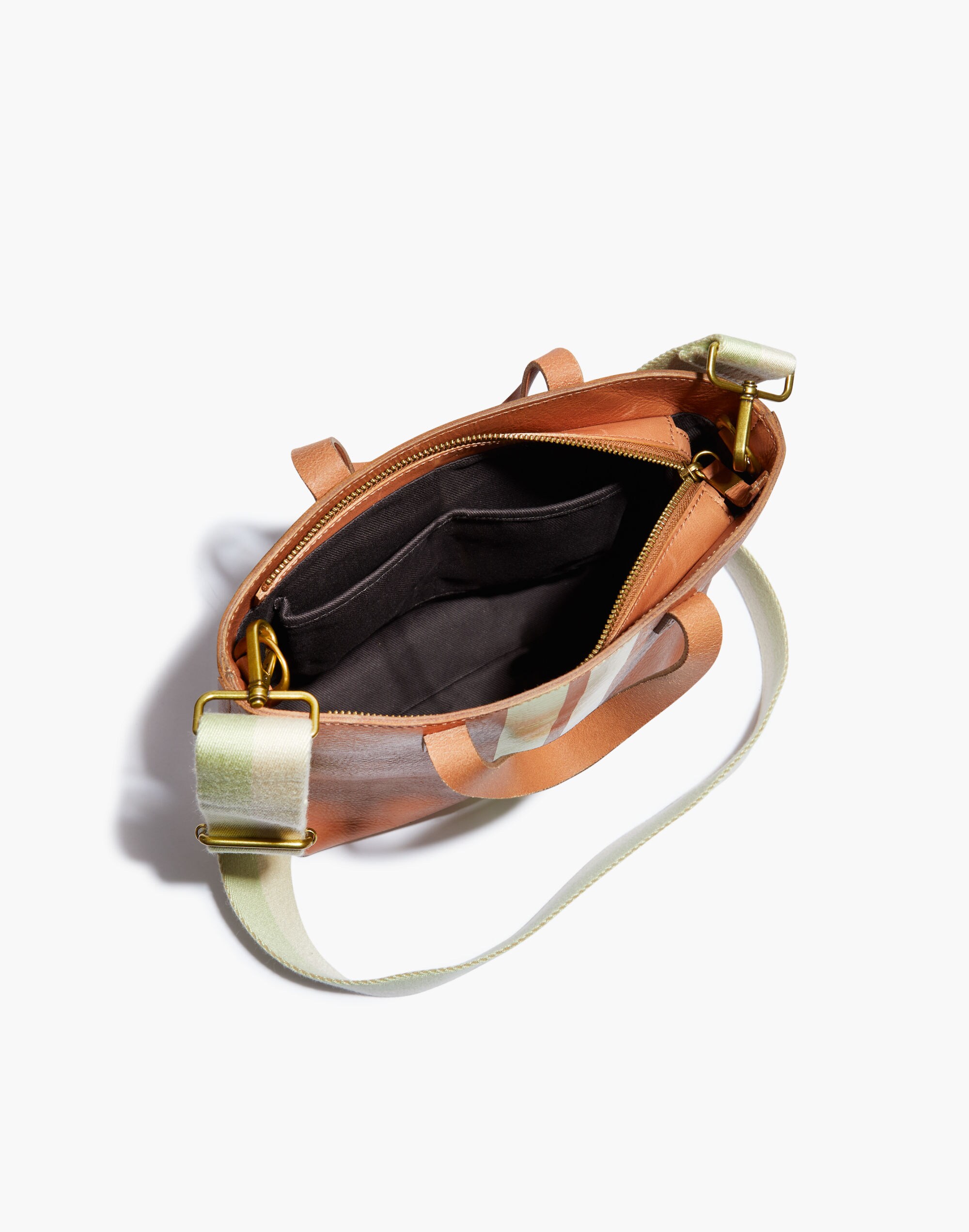 The Zip-Top Transport Crossbody: Striped Edition