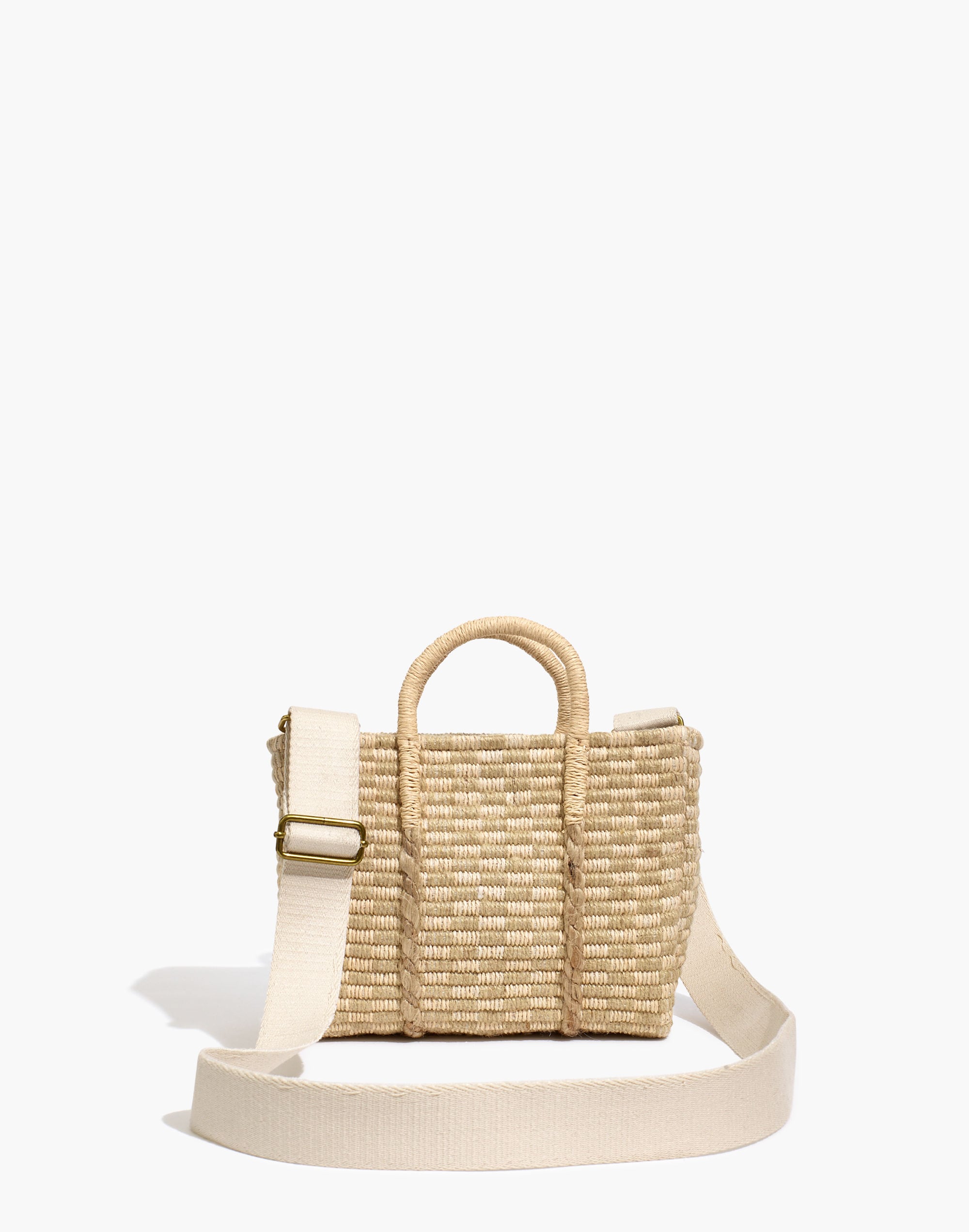 the mini straw tote bag