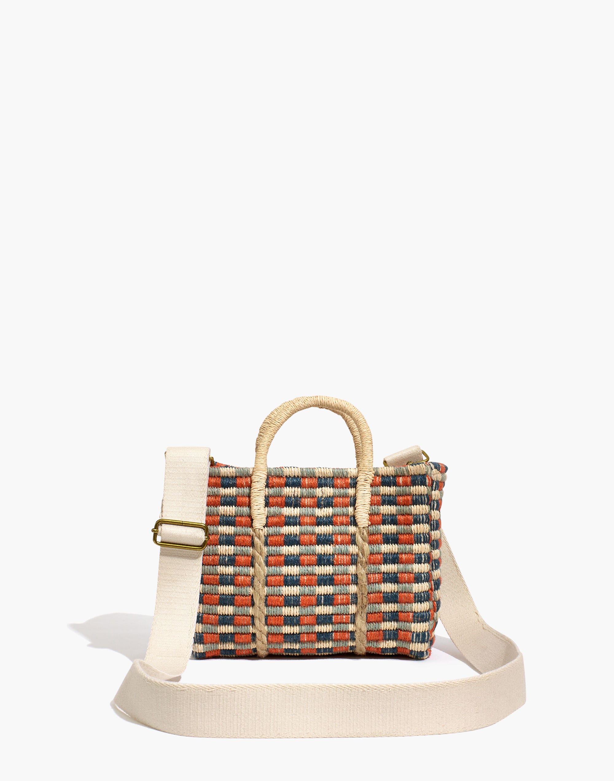 The Mini Straw Tote Bag
