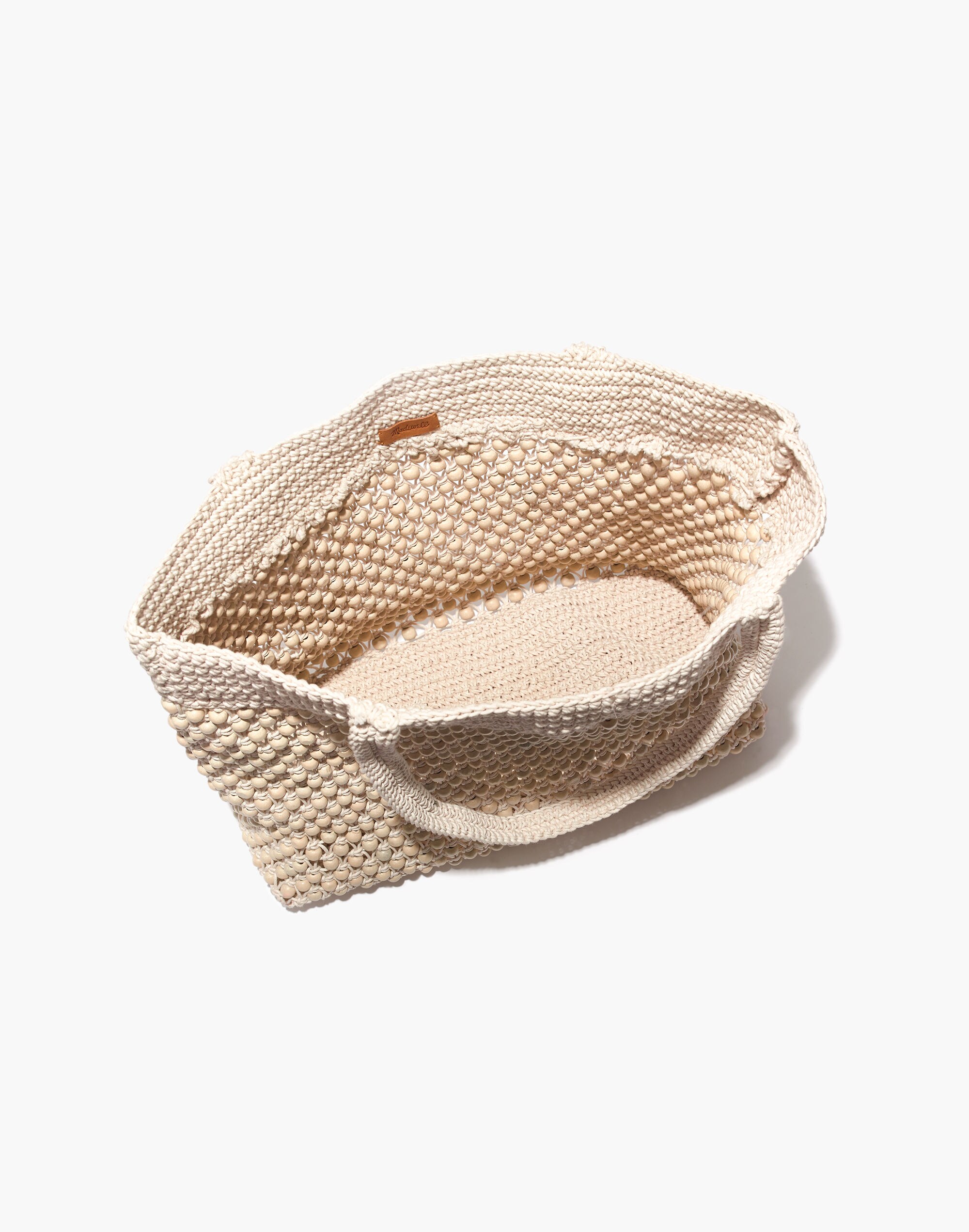 The Beaded Crochet Tote Bag