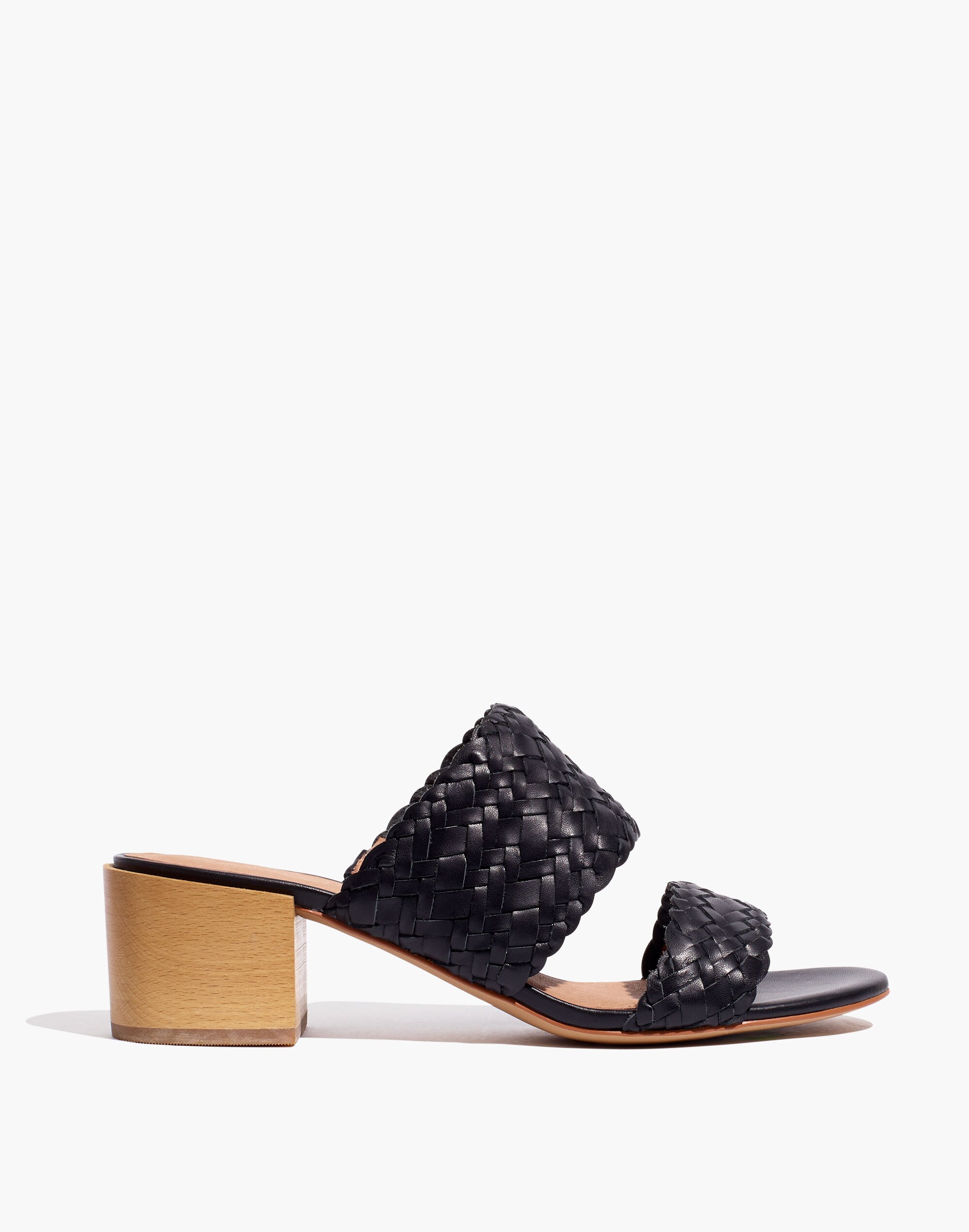 The Kiera Mule Sandal in Woven Leather