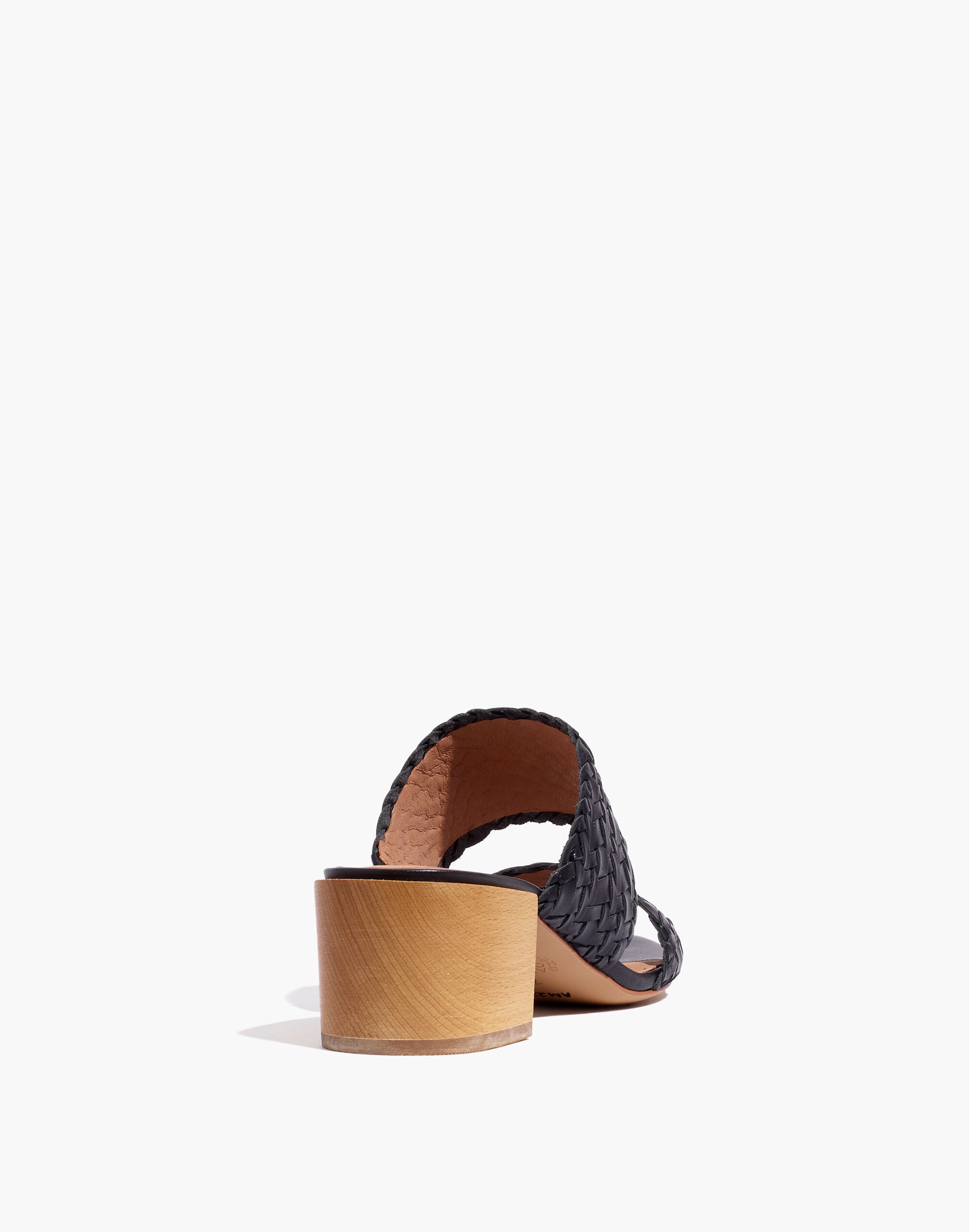 The Kiera Mule Sandal in Woven Leather