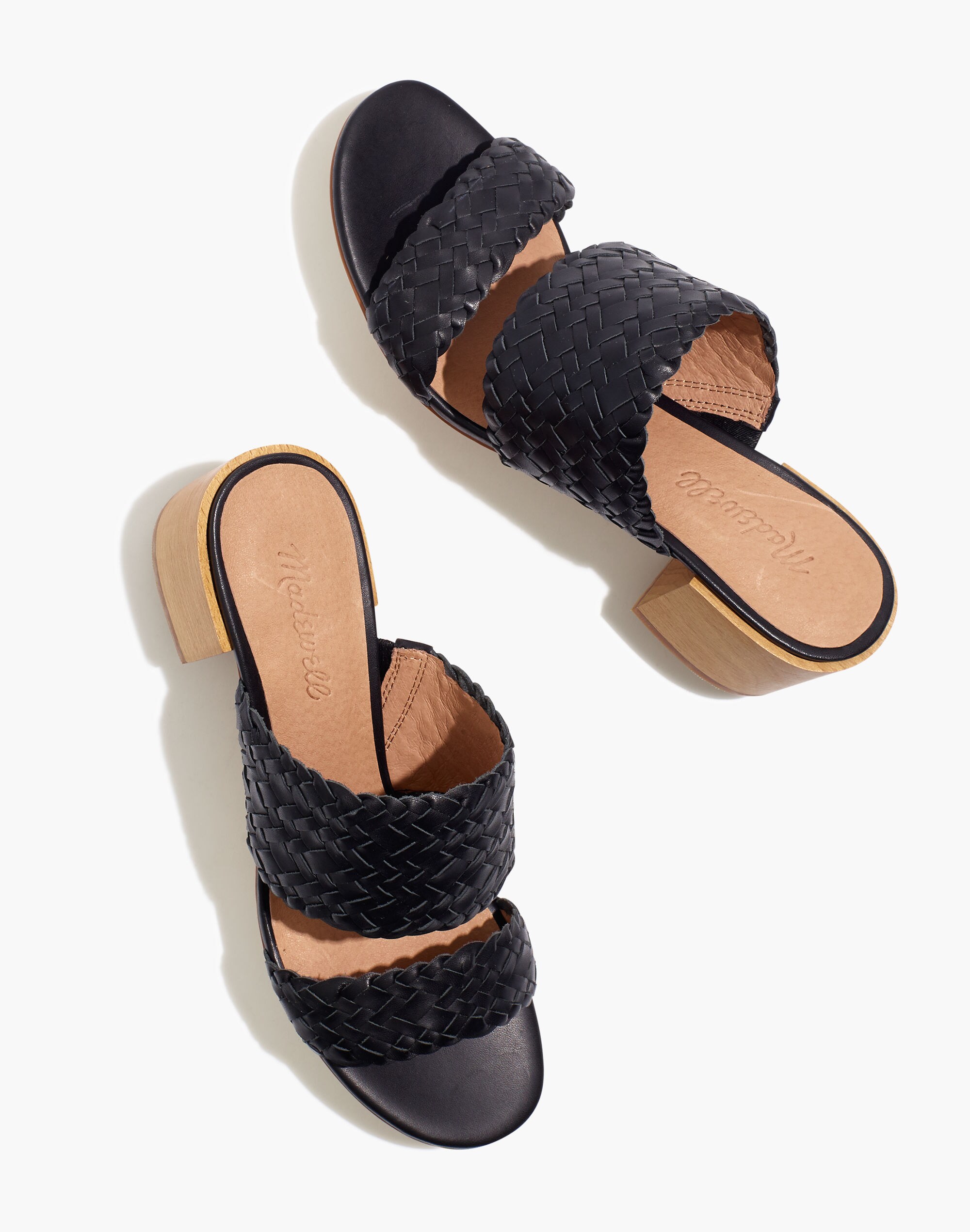 The Kiera Mule Sandal in Woven Leather