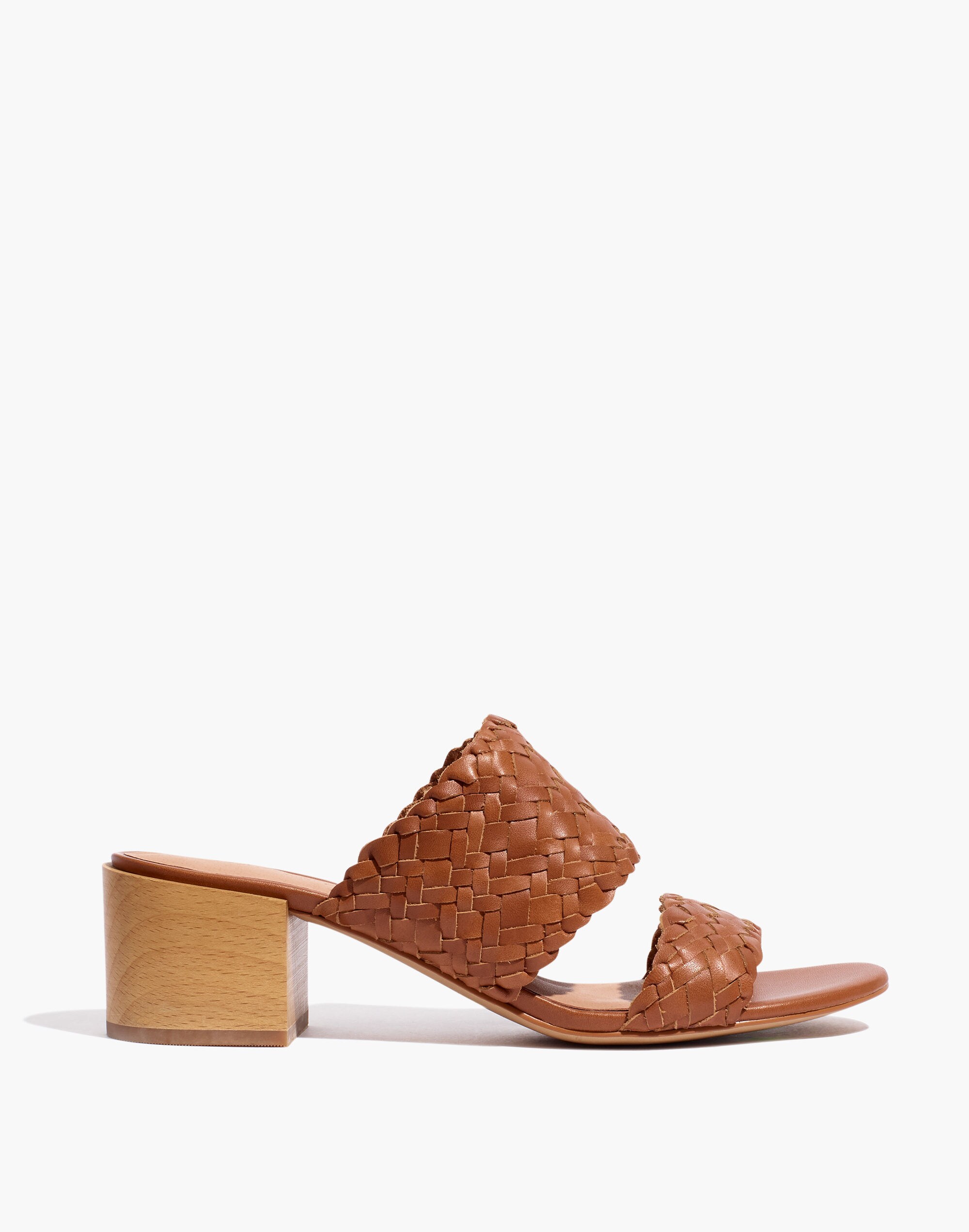 The Kiera Mule Sandal in Woven Leather