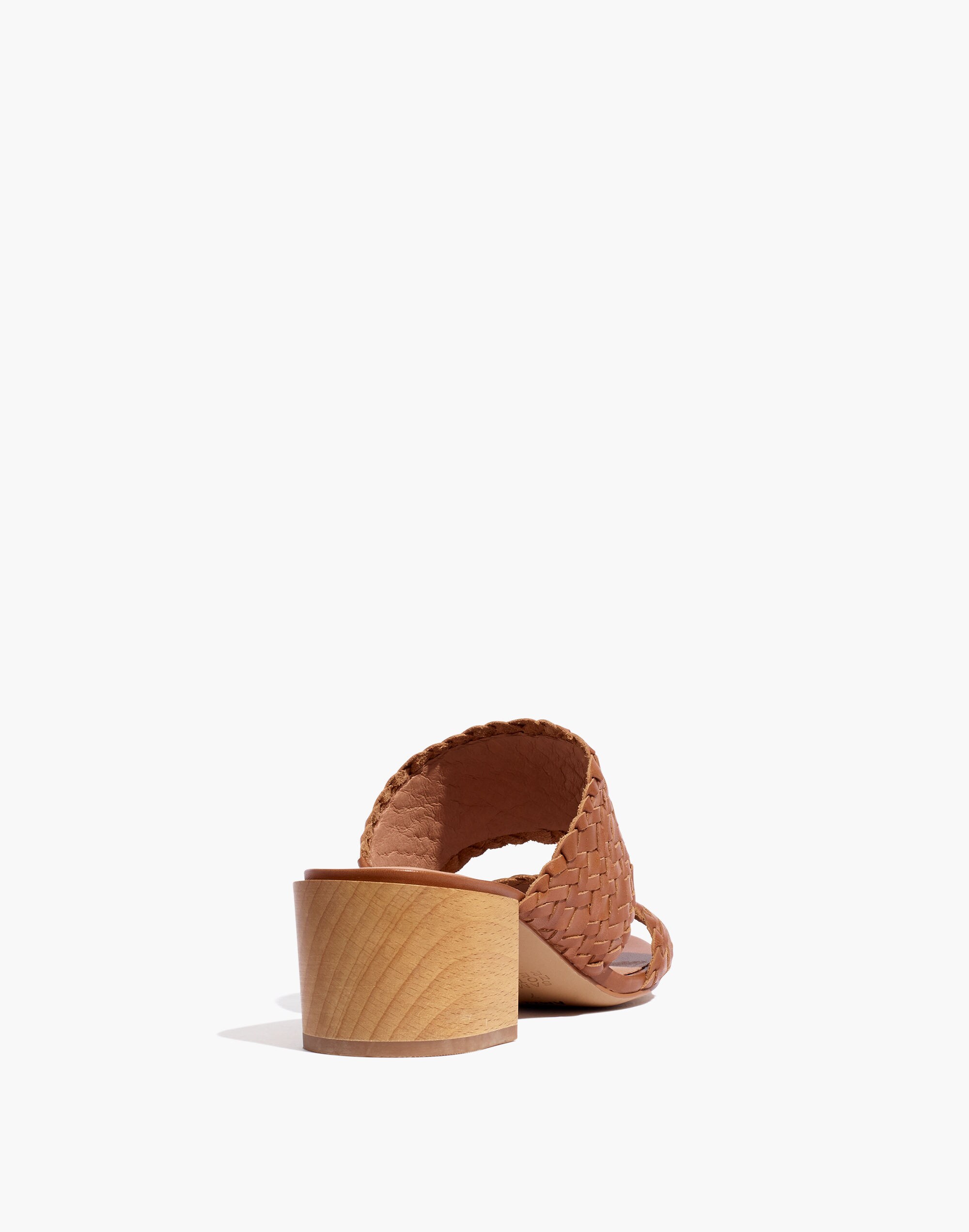 The Kiera Mule Sandal in Woven Leather