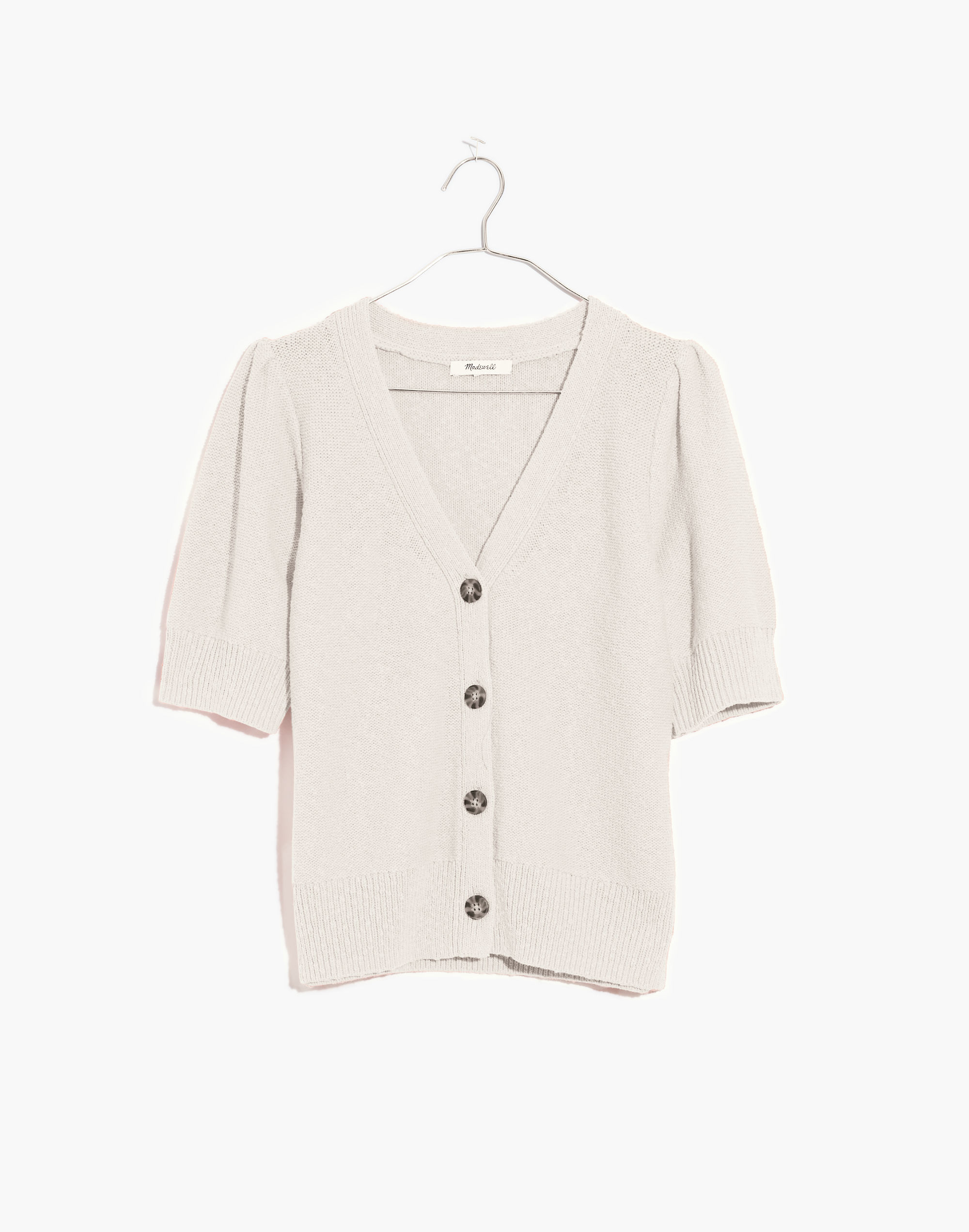 Short-Sleeve Cardigan Sweater