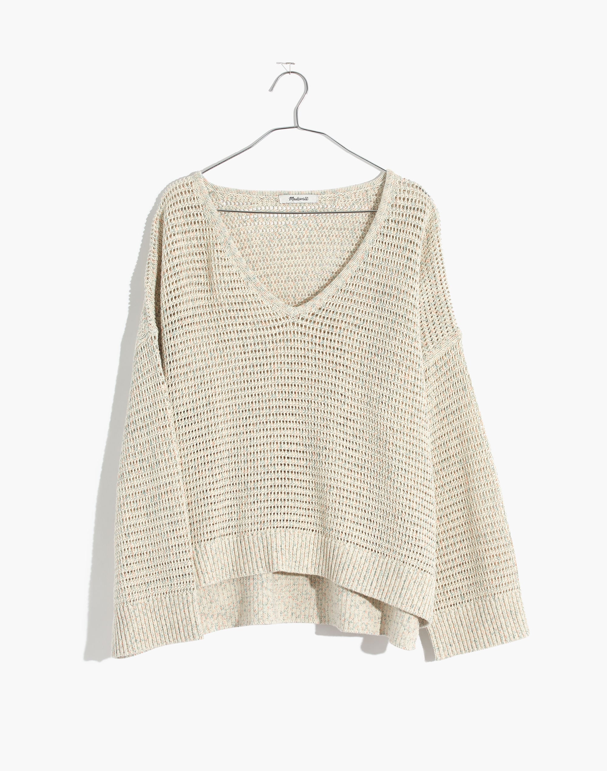 Rainbow Marled Seville Pullover Sweater