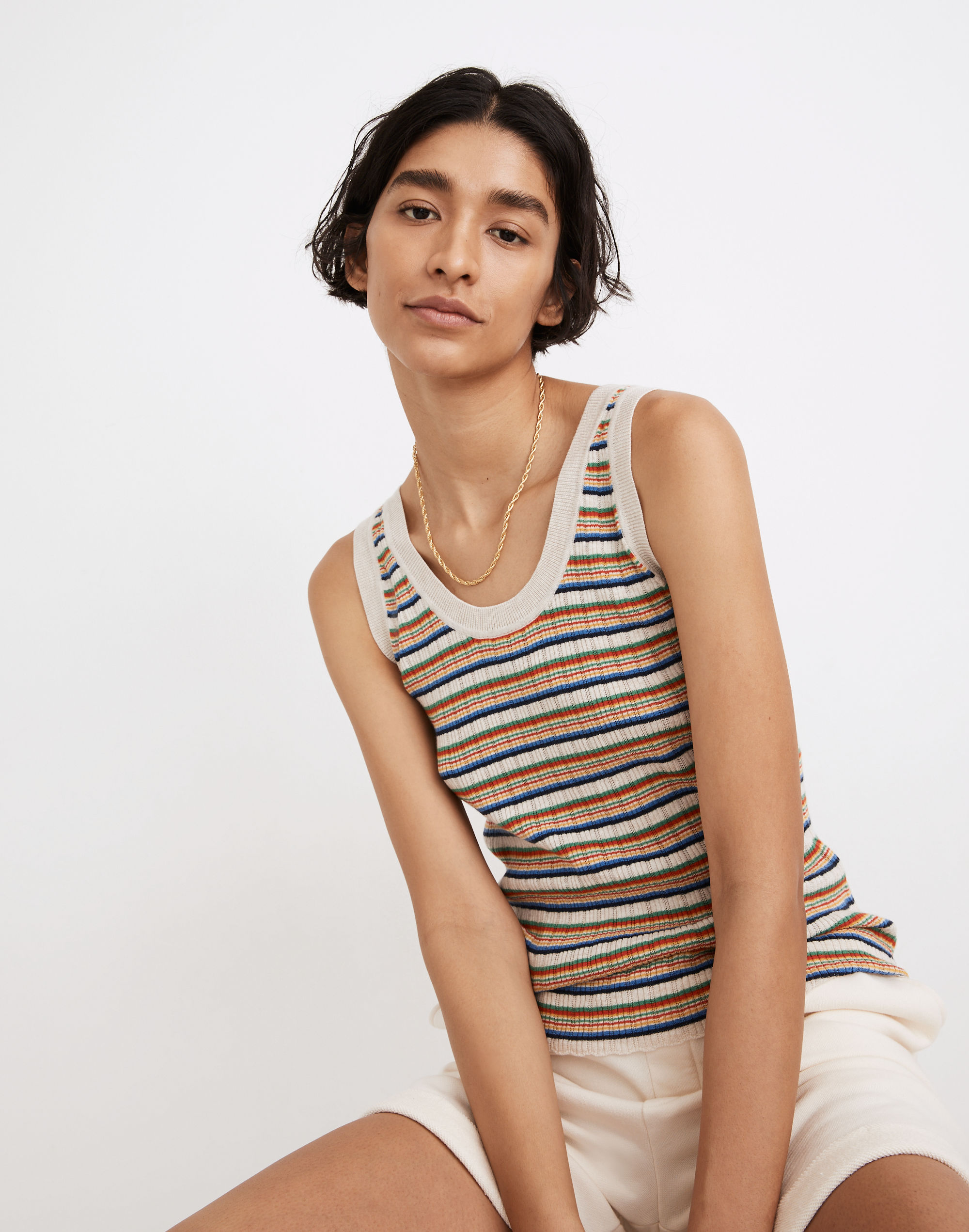 Striped Chapman Sweater Tank