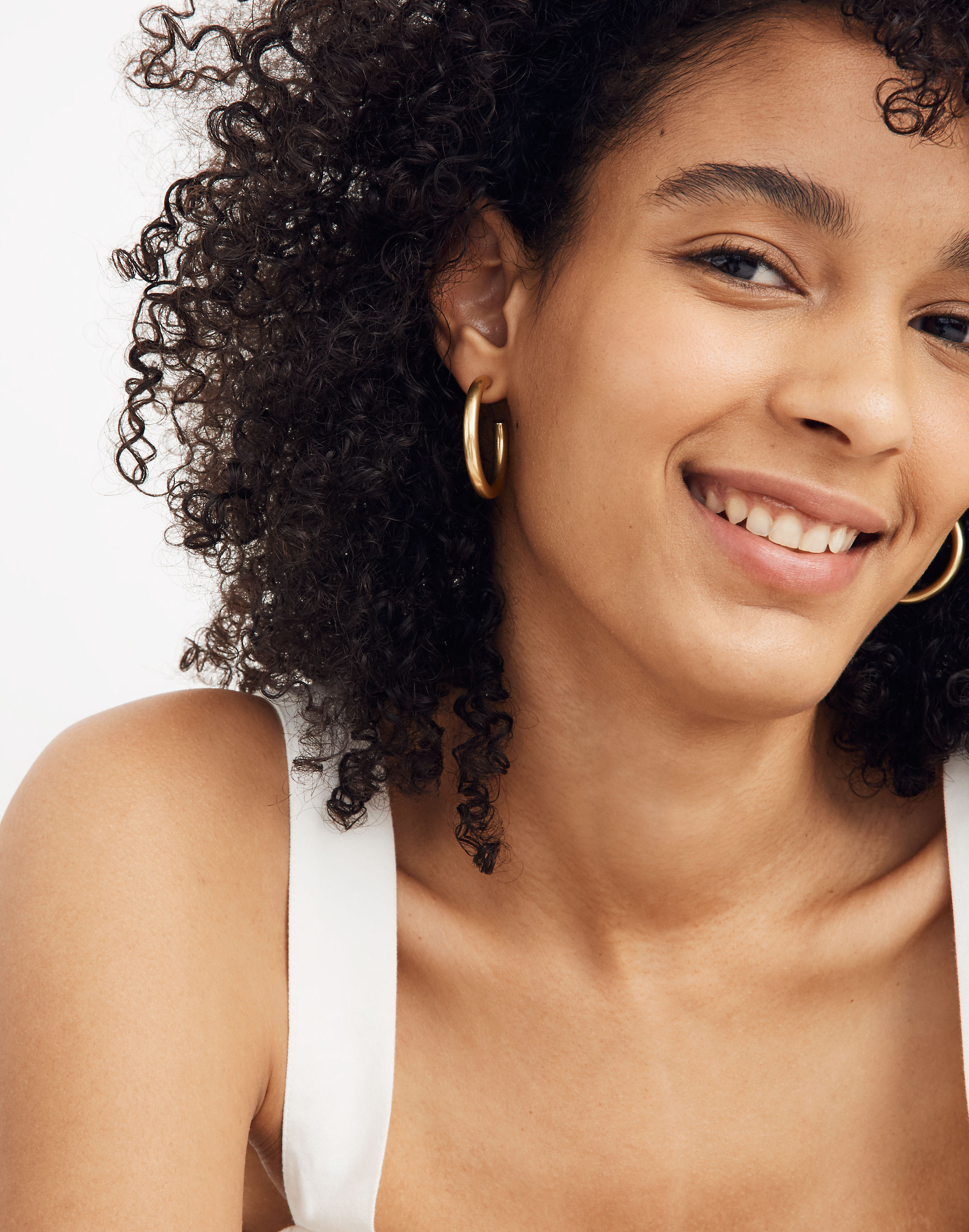 Chunky Medium Hoop Earrings