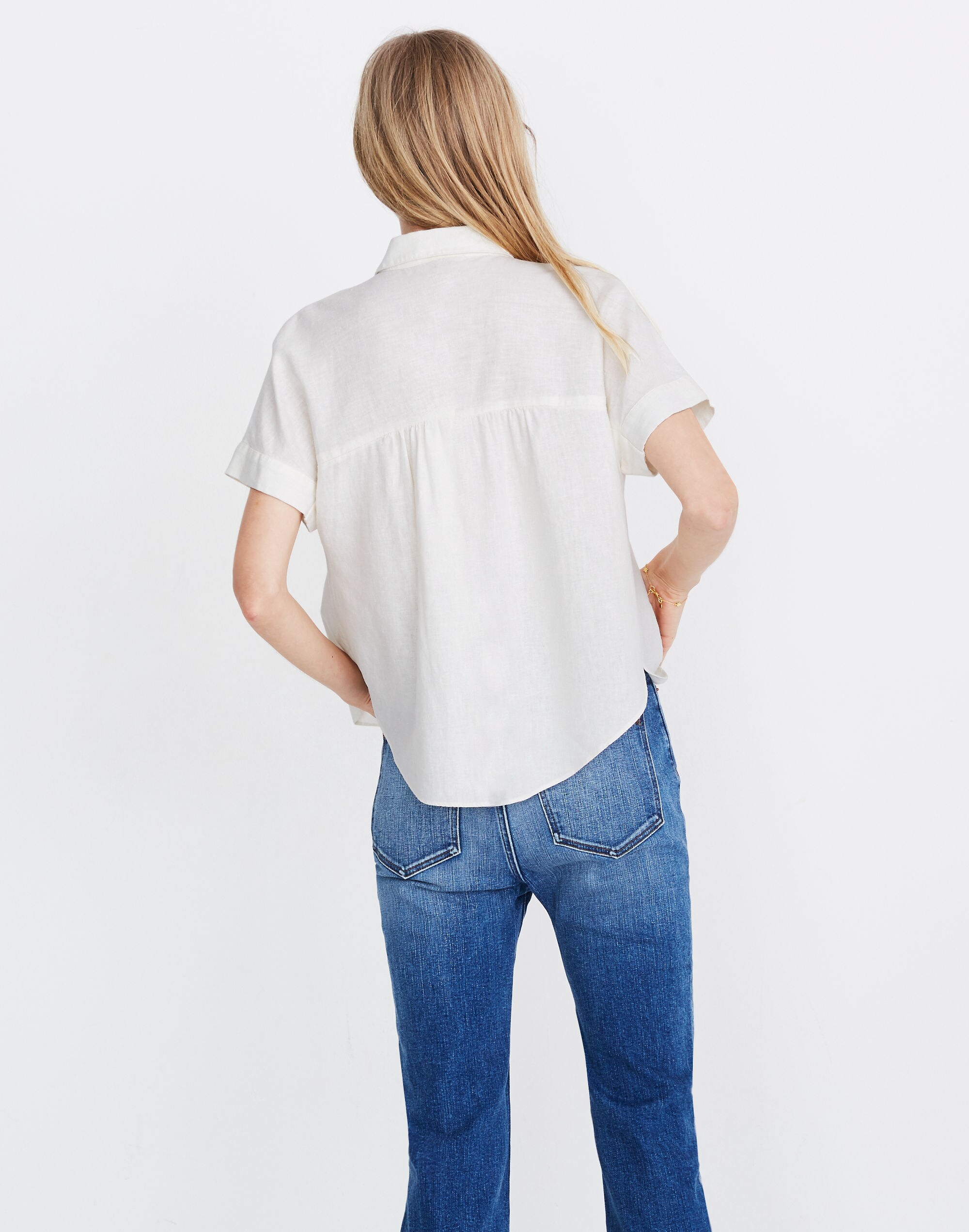 Linen-Blend Hilltop Shirt