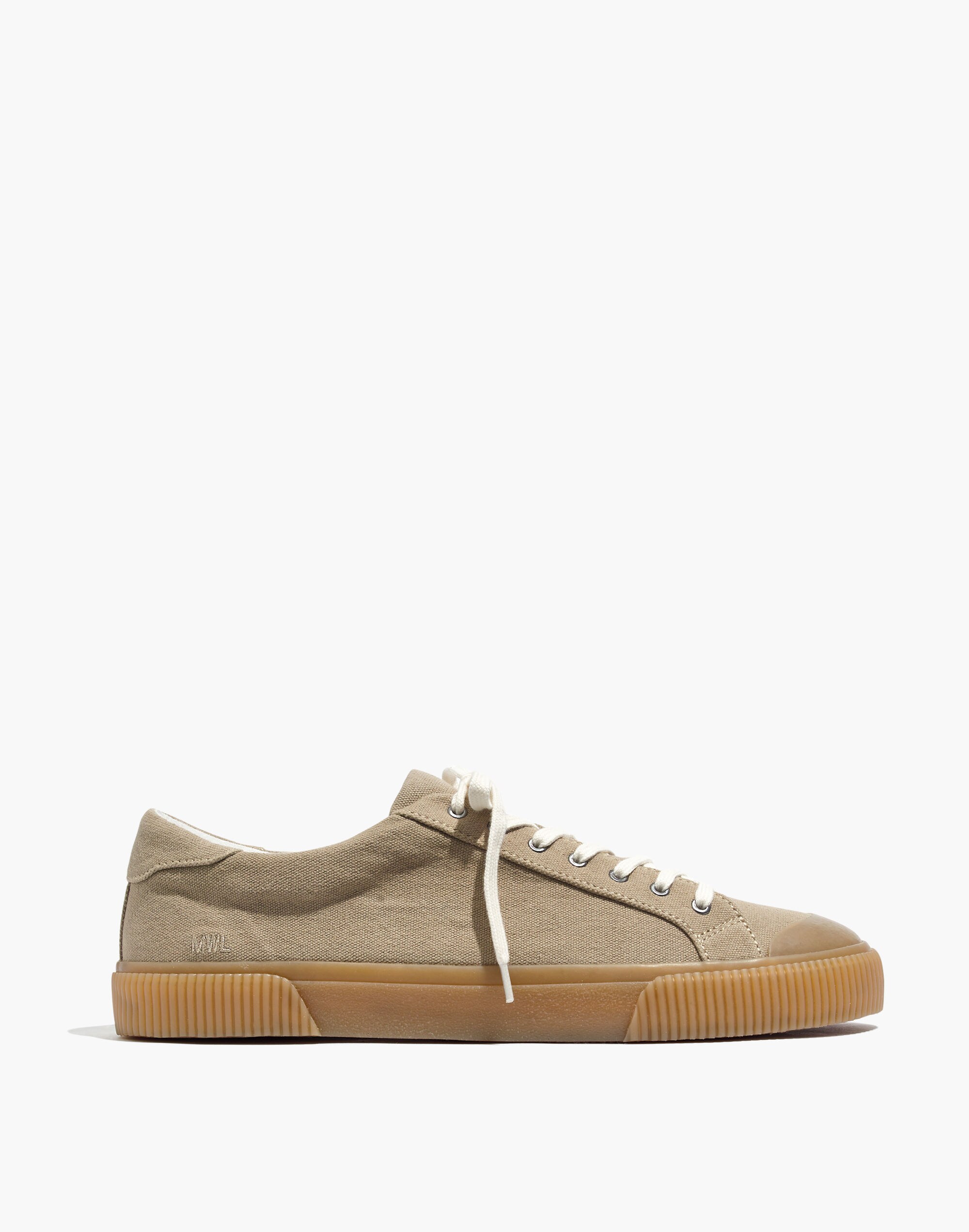 Men's Sidewalk Cap-Toe Low-Top Sneakers in Recycled Canvas